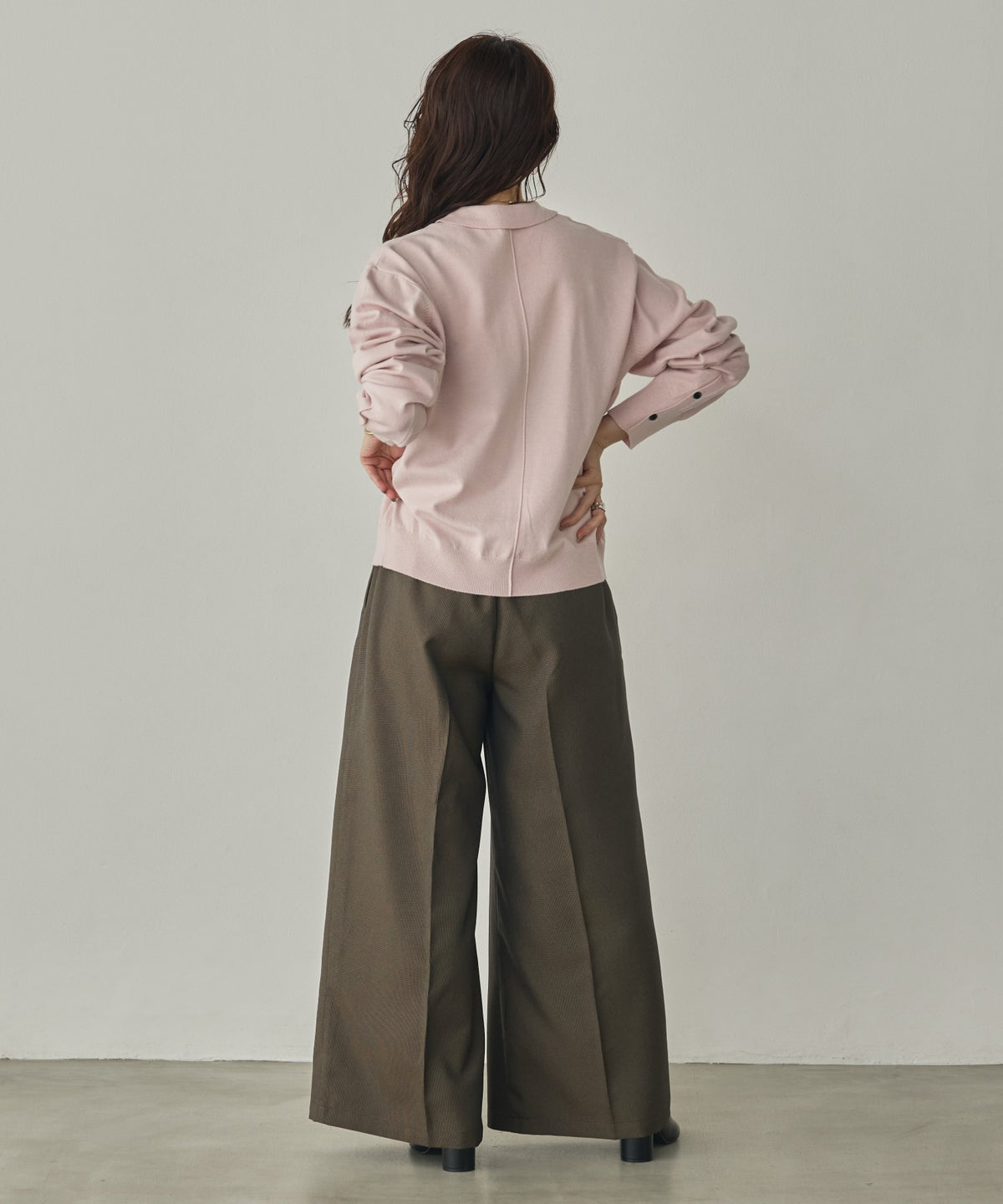 [ANTI-STATIC] SOFT AND PLUSH YARN KNIT SHIRT