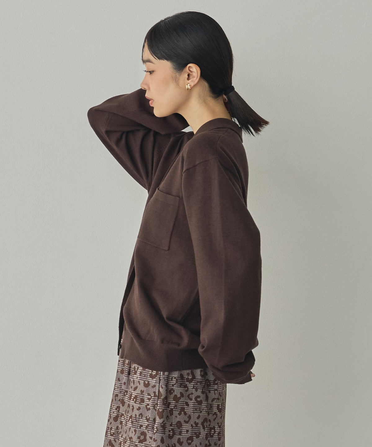 [ANTI-STATIC] SOFT AND PLUSH YARN KNIT SHIRT