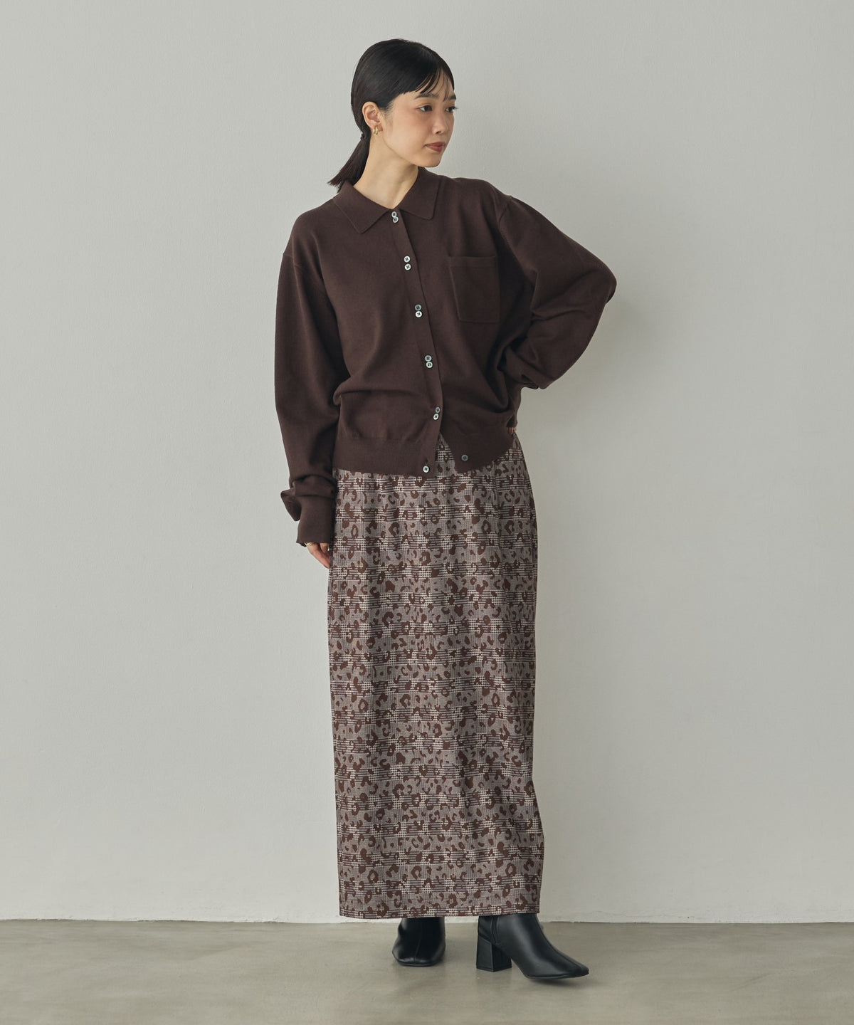 [ANTI-STATIC] SOFT AND PLUSH YARN KNIT SHIRT