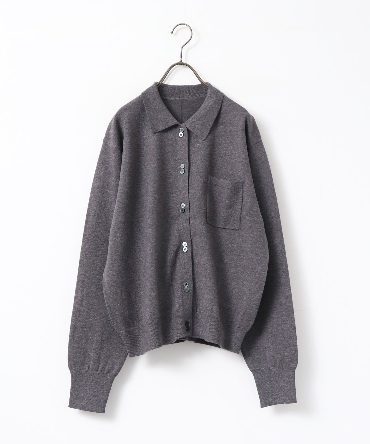 [ANTI-STATIC] SOFT AND PLUSH YARN KNIT SHIRT