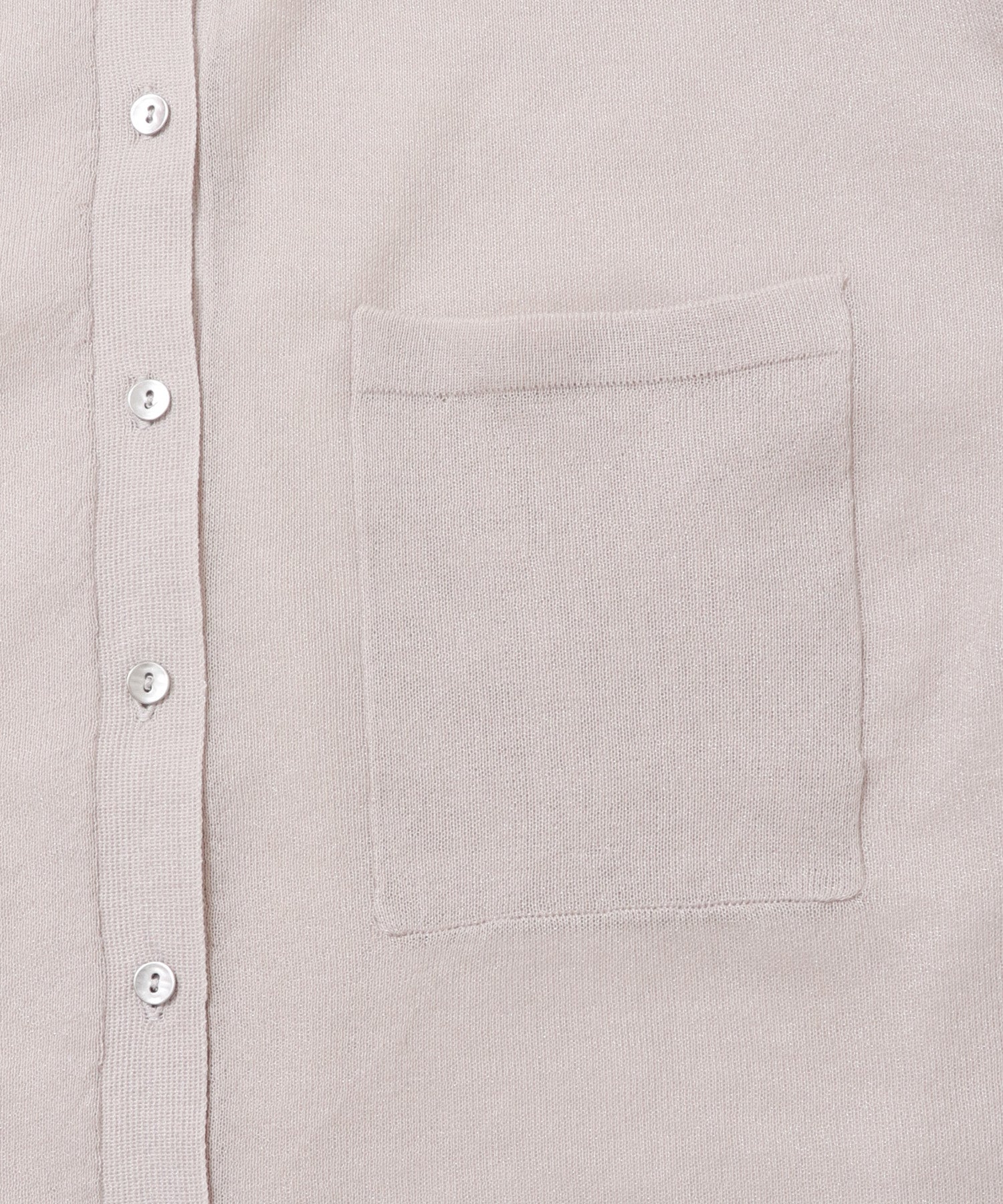 SHEER LAME KNIT SHIRT
