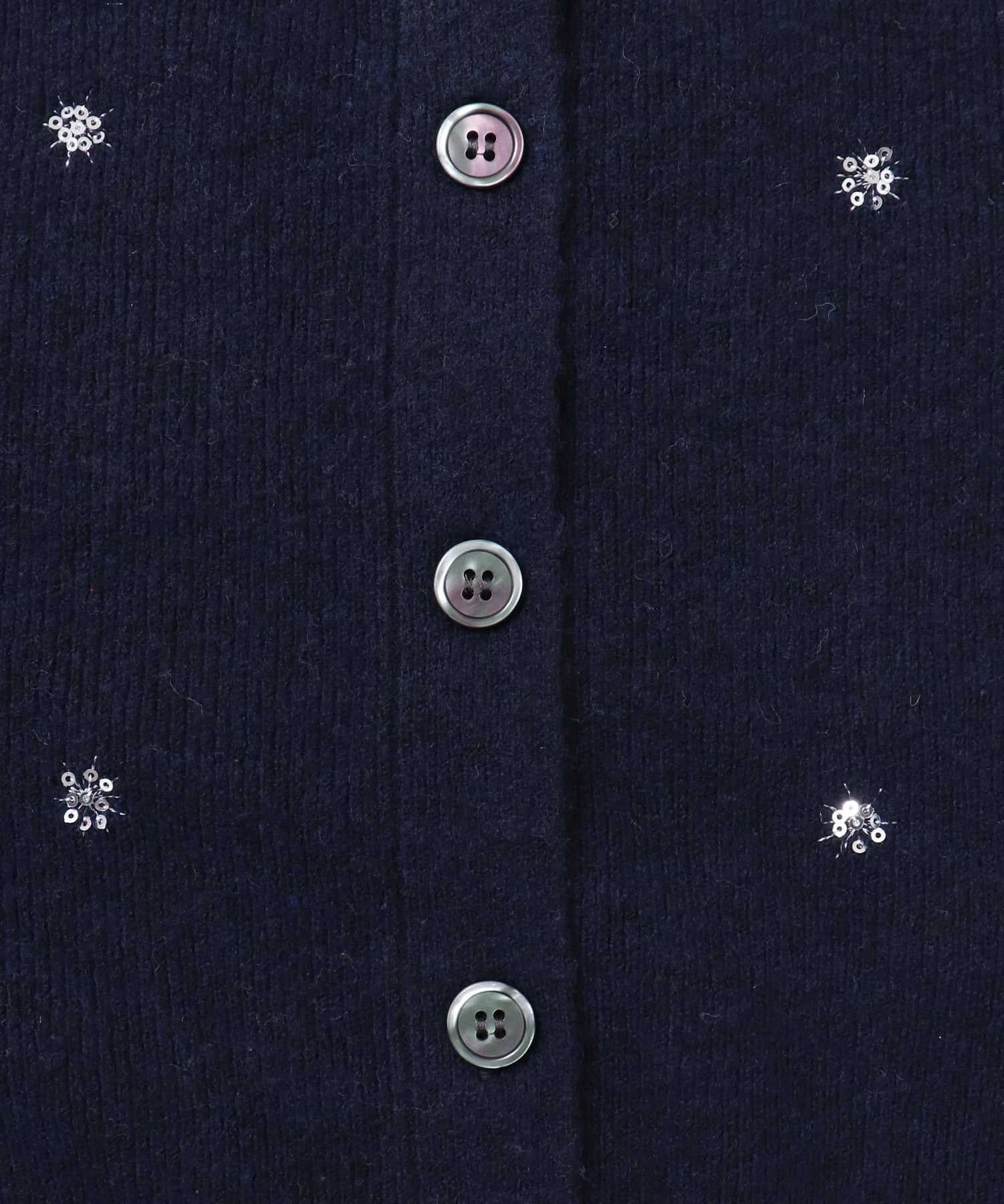 [PRE-ORDER]WOOL-BLEND EMBROIDERED KNITTED CARDIGAN