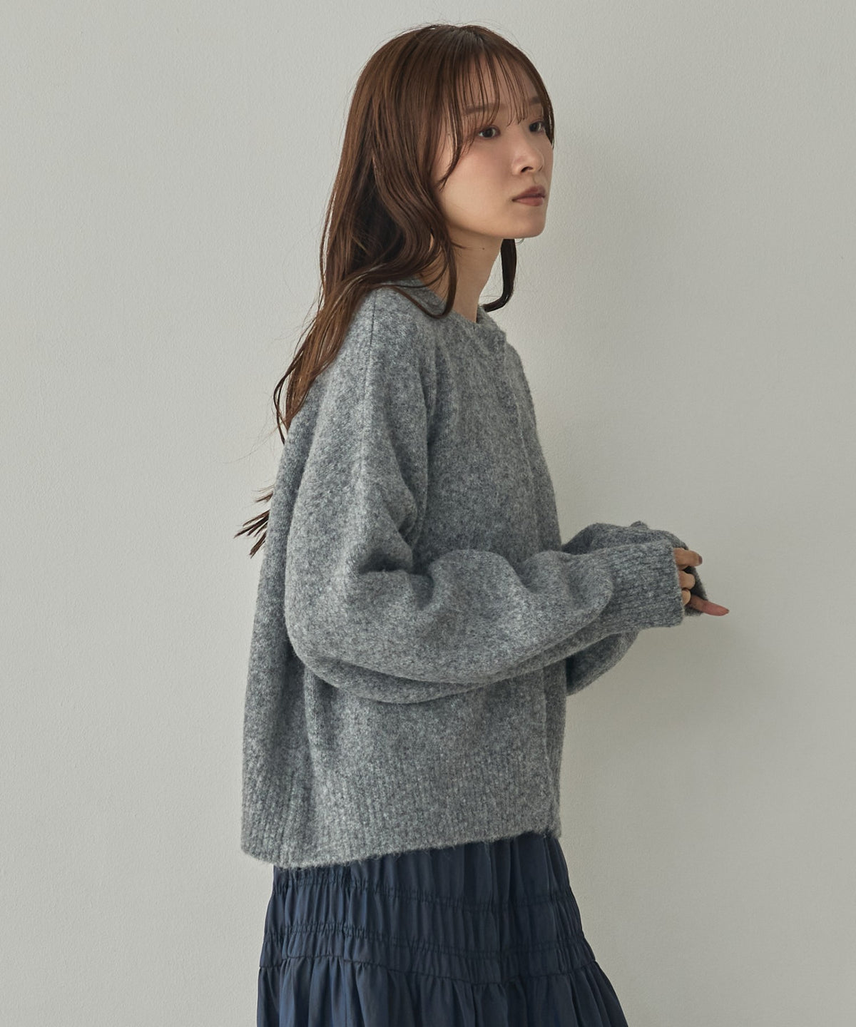 SHAGGY KNIT CARDIGAN