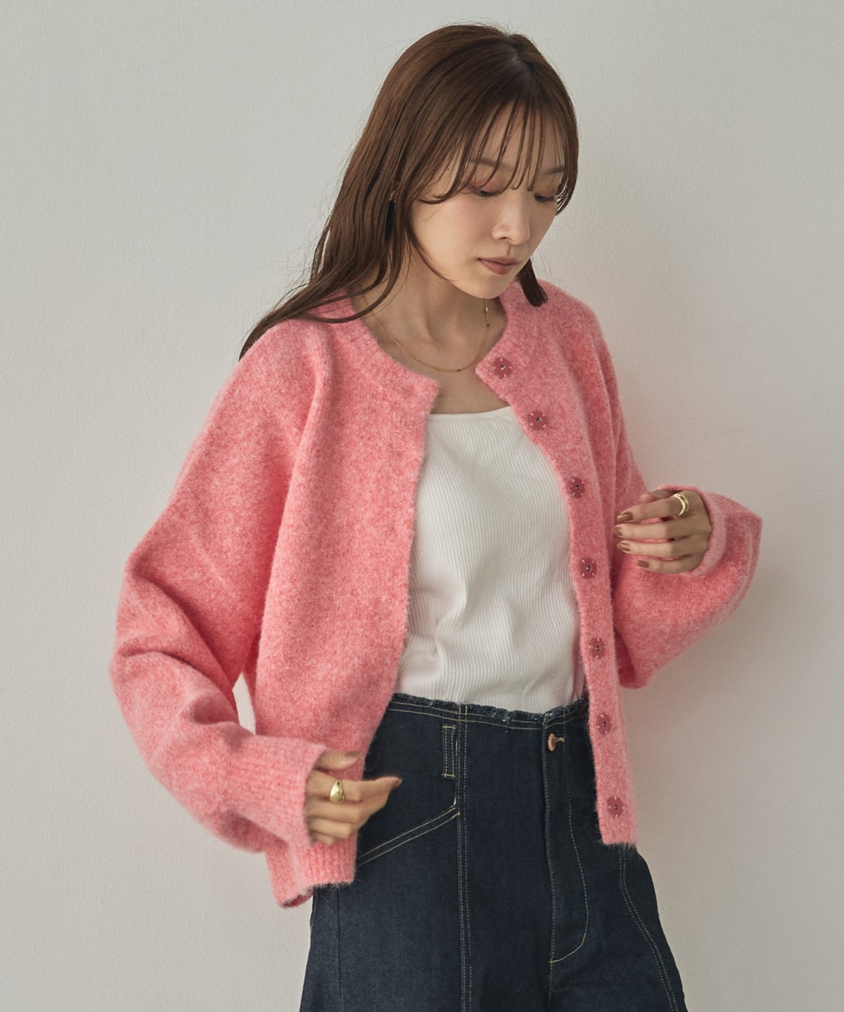 SHAGGY KNIT CARDIGAN