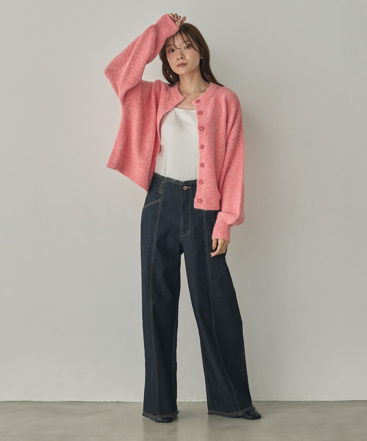 SHAGGY KNIT CARDIGAN