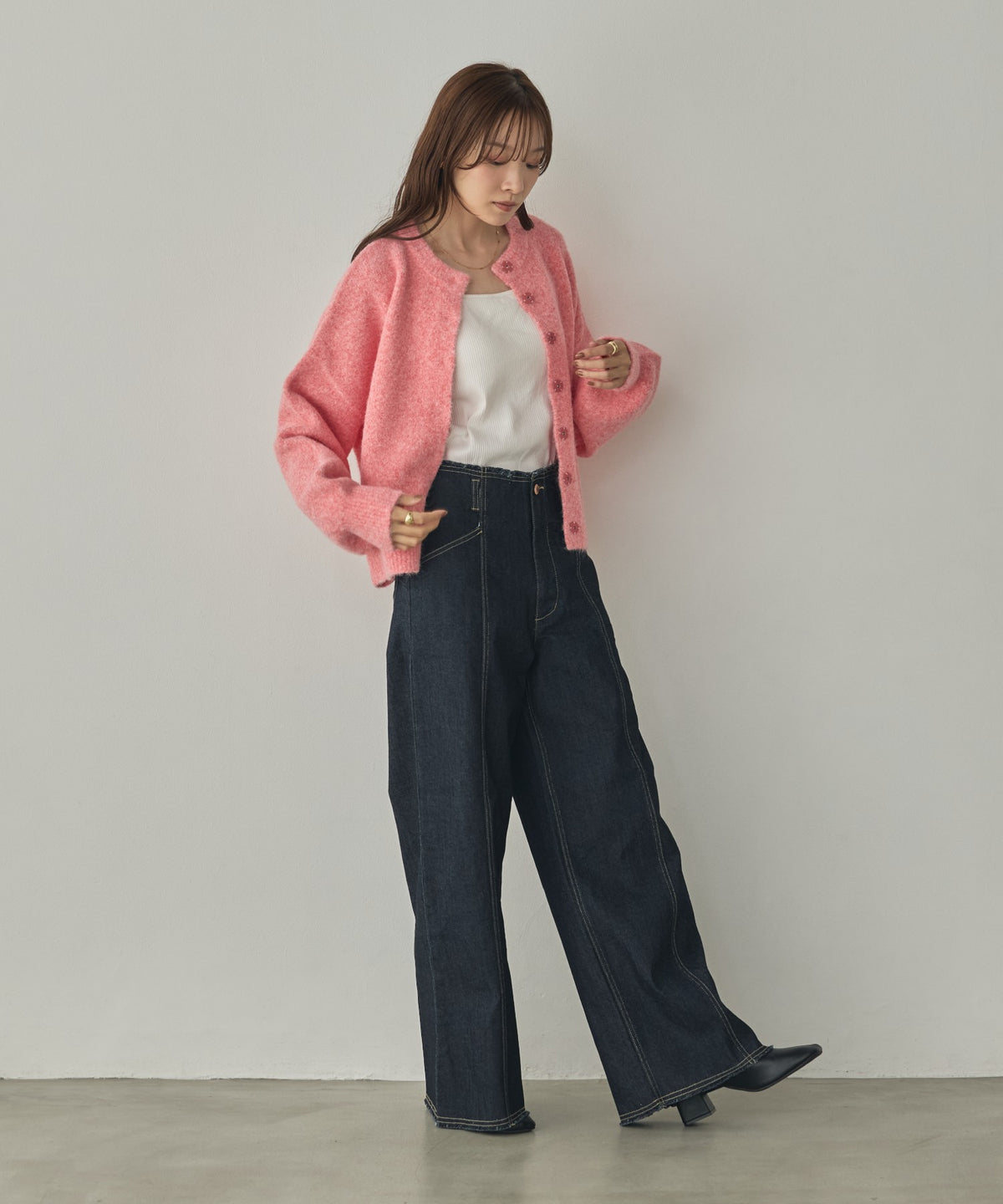 SHAGGY KNIT CARDIGAN