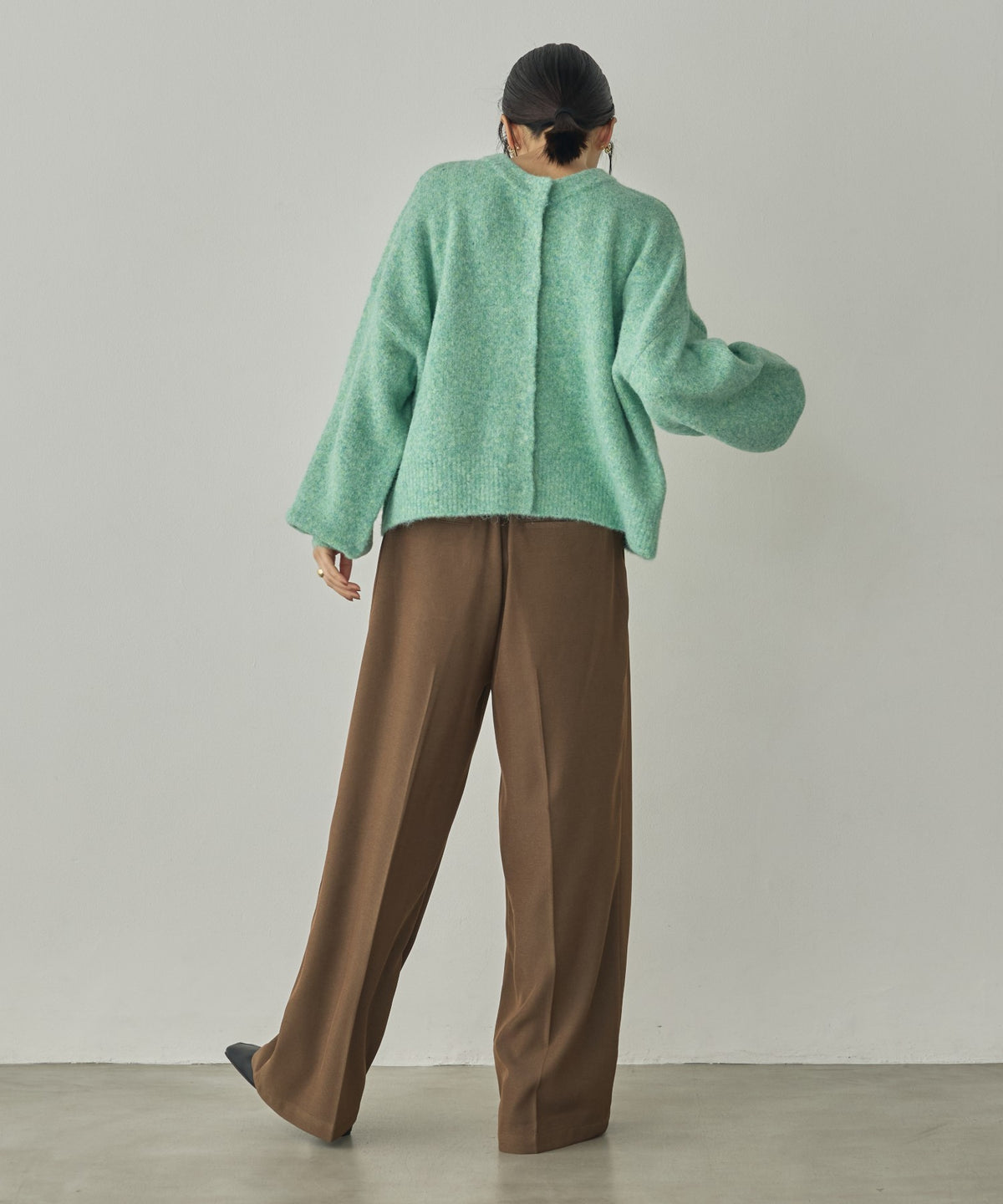 SHAGGY KNIT CARDIGAN