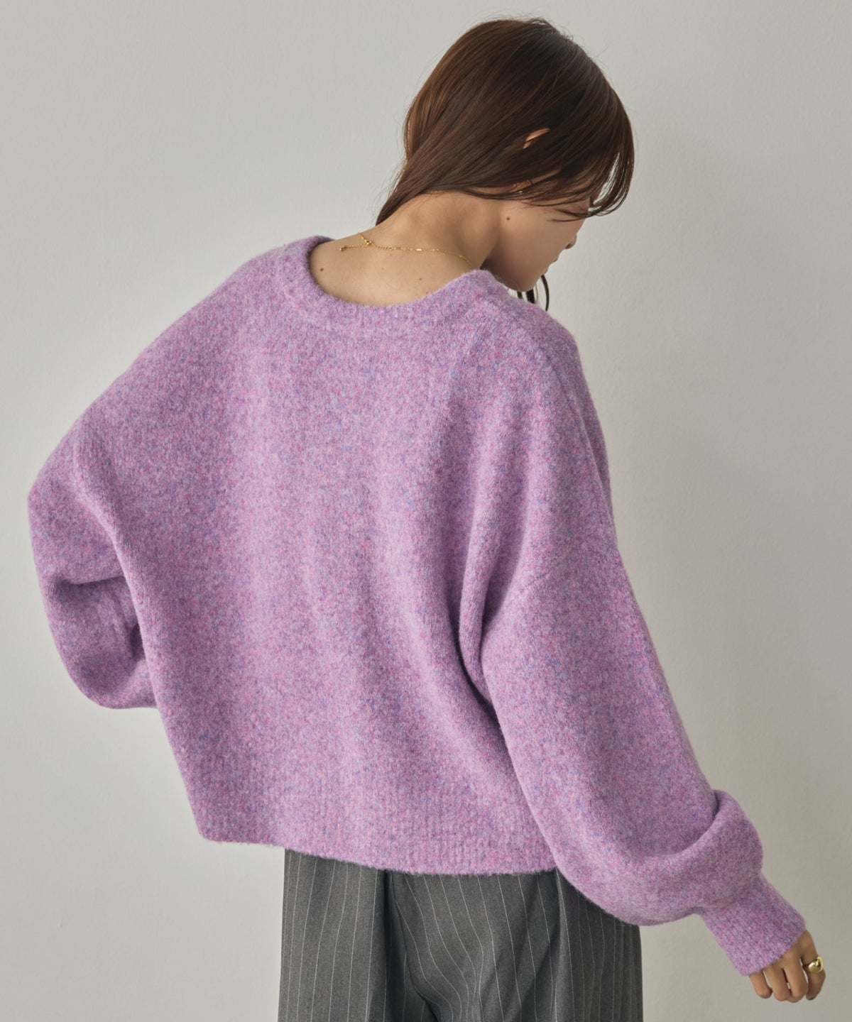 SHAGGY KNIT CARDIGAN