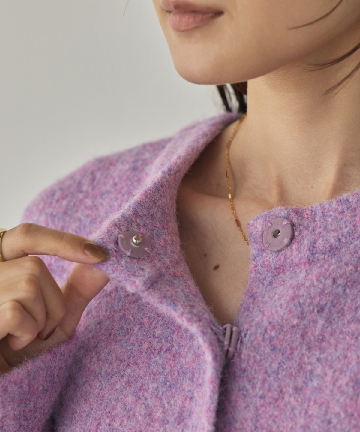 SHAGGY KNIT CARDIGAN