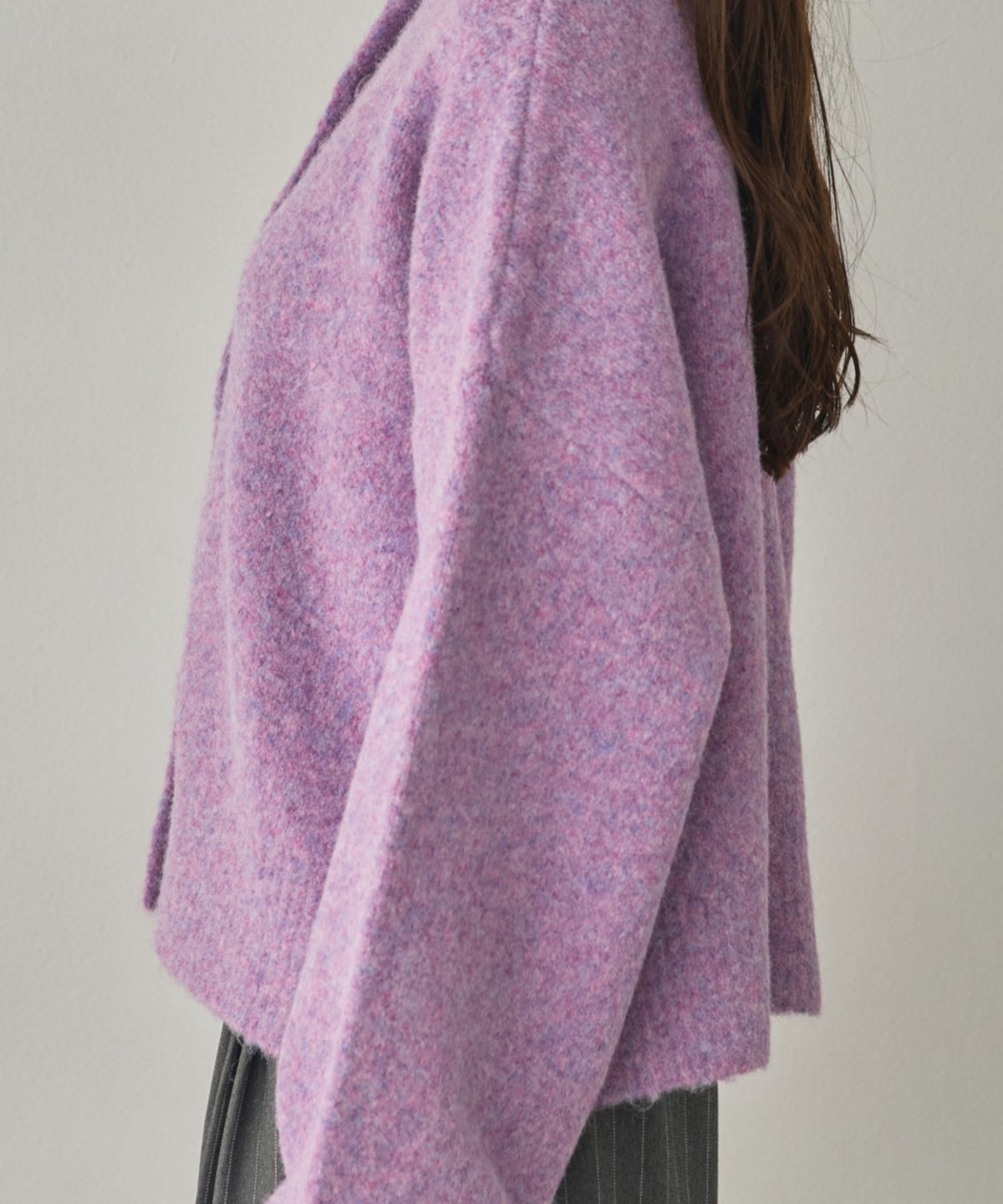 SHAGGY KNIT CARDIGAN