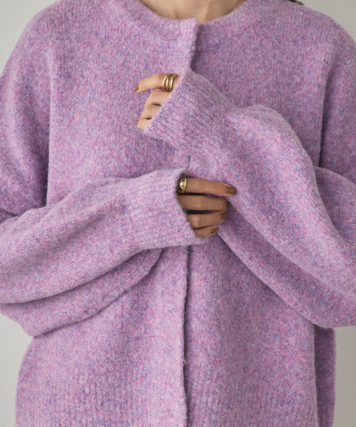 SHAGGY KNIT CARDIGAN