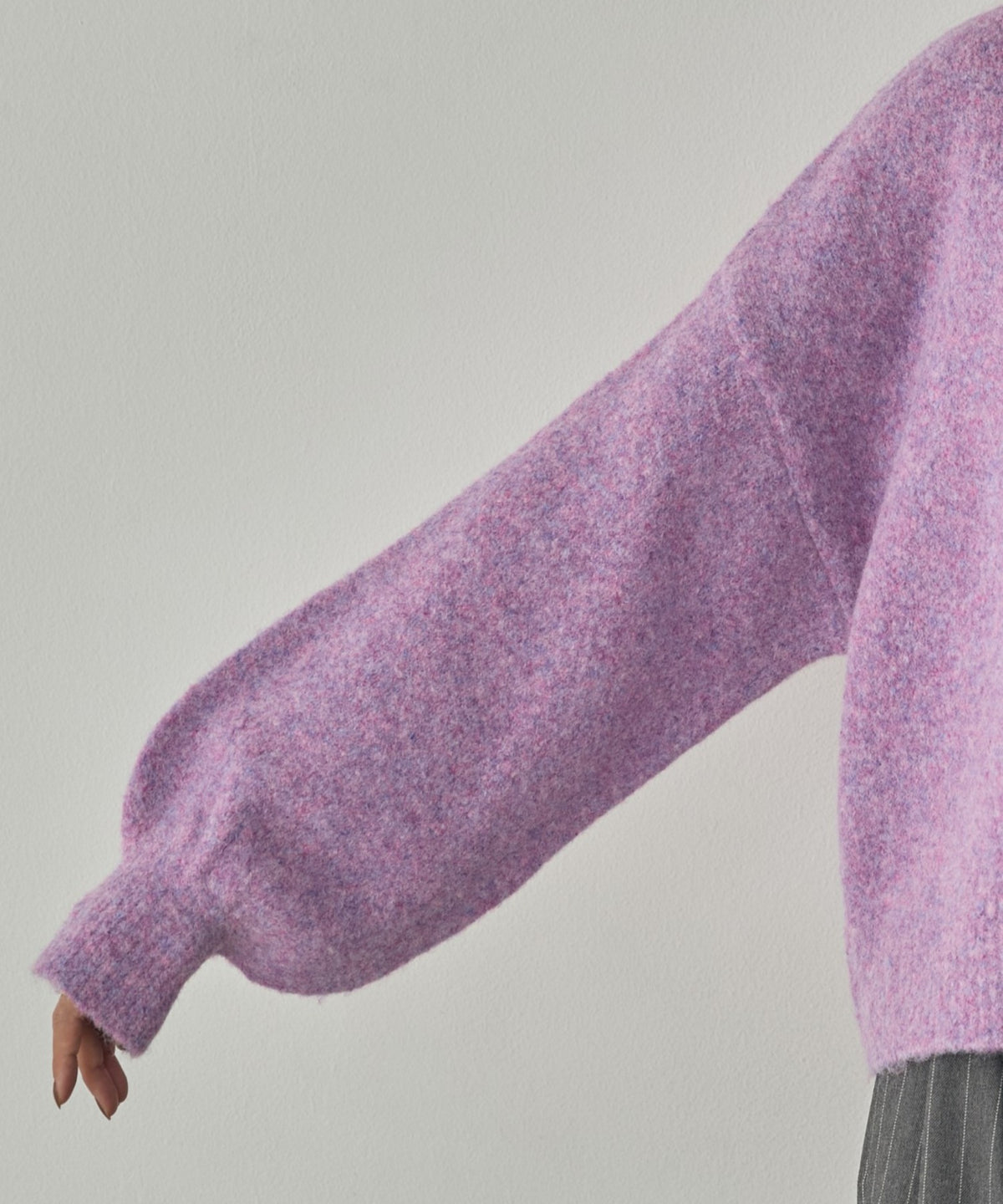 SHAGGY KNIT CARDIGAN