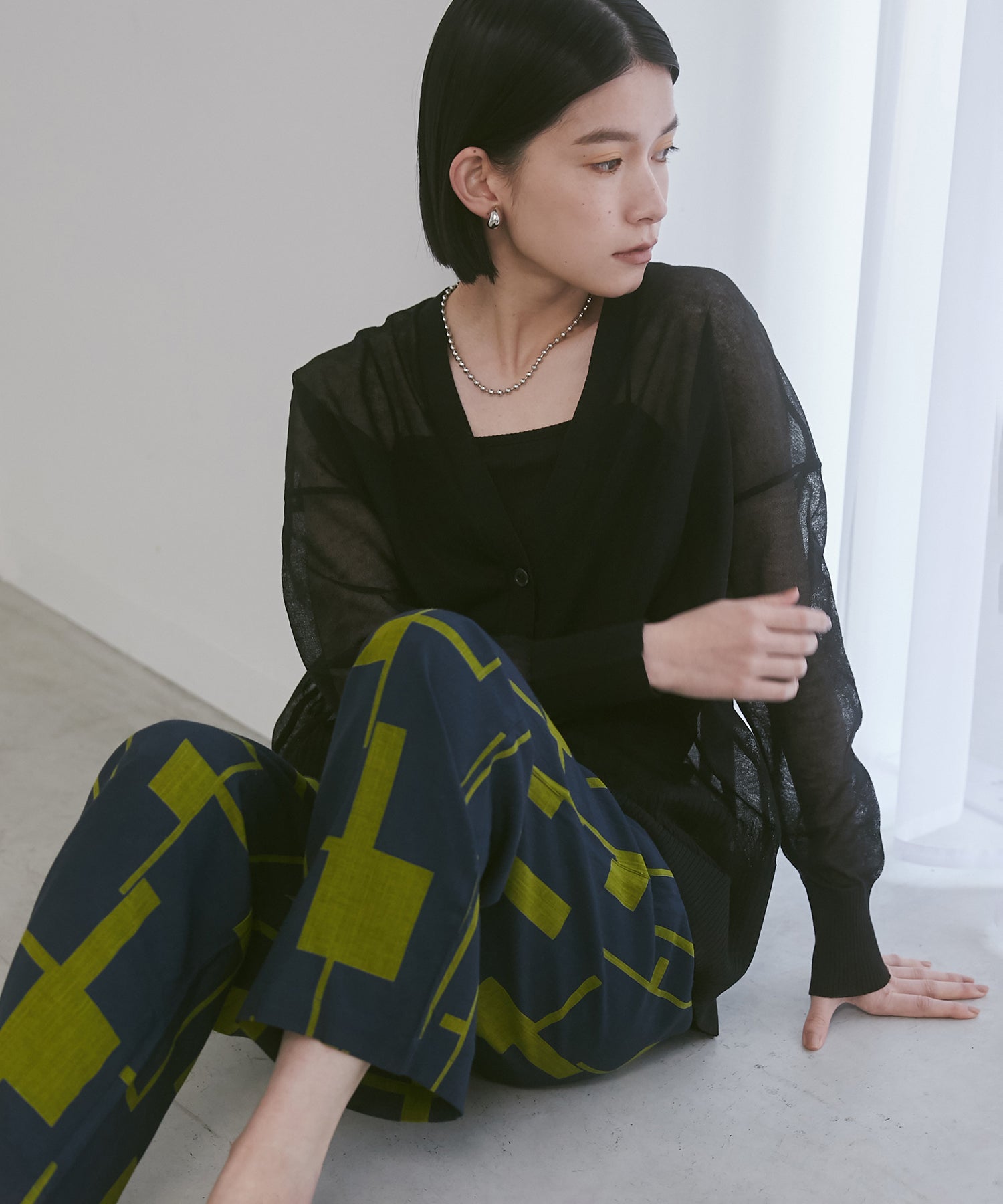 【WEB限定/別注】接触冷感シアーカーディガン