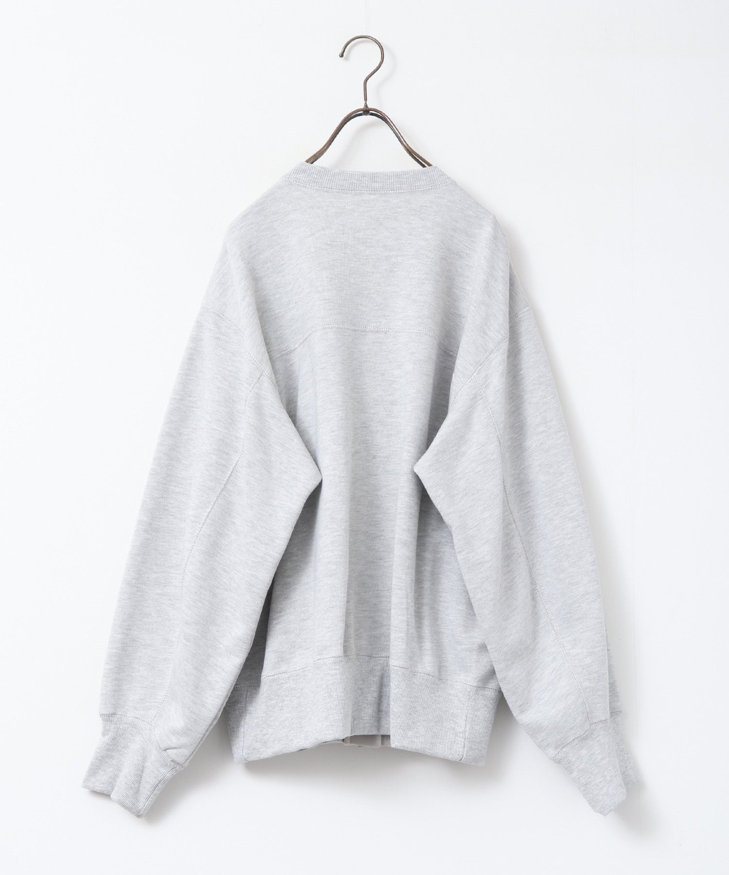 ラメステッチ クルーネックカーディガン