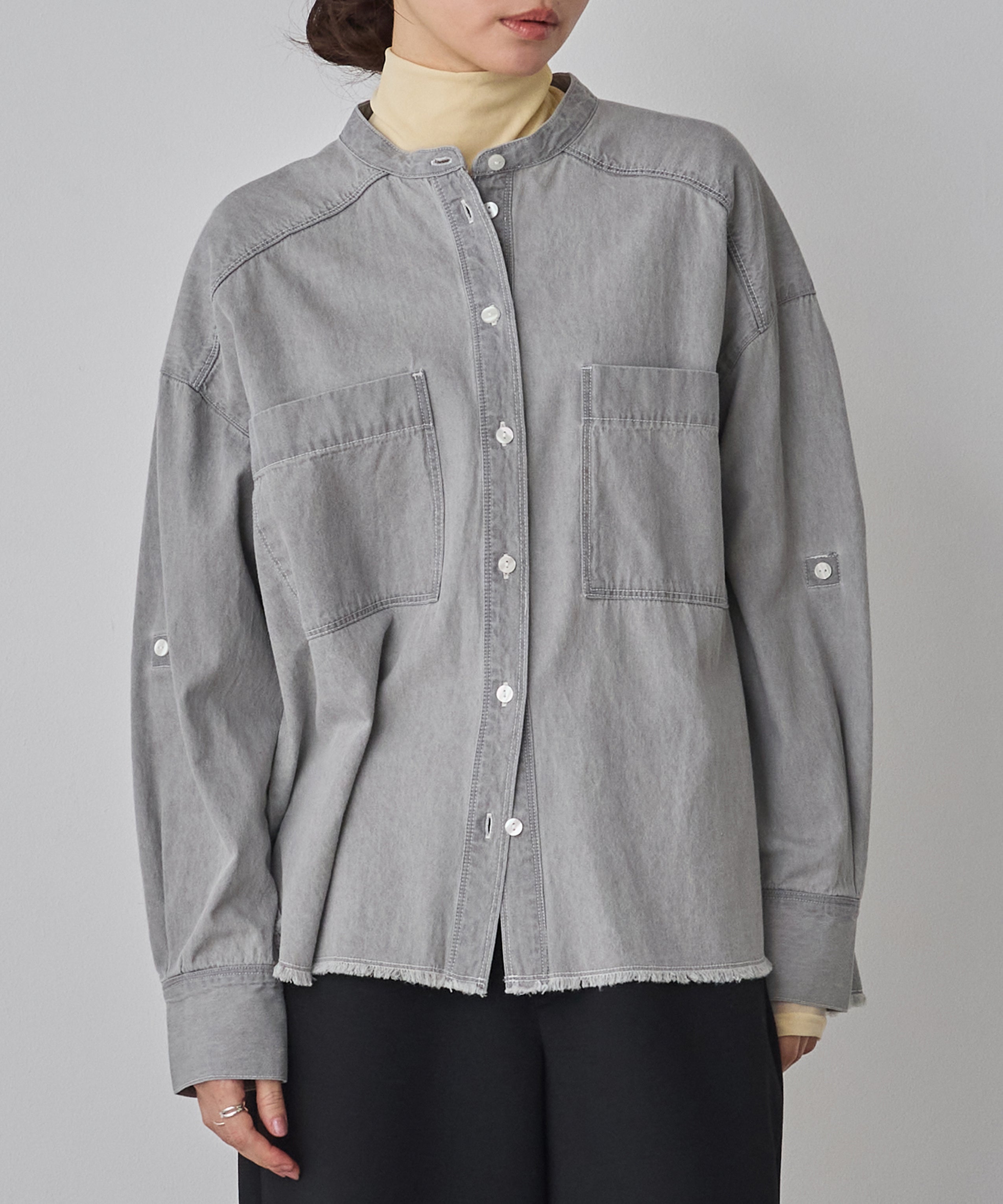 COTTON DENIM SHIRT
