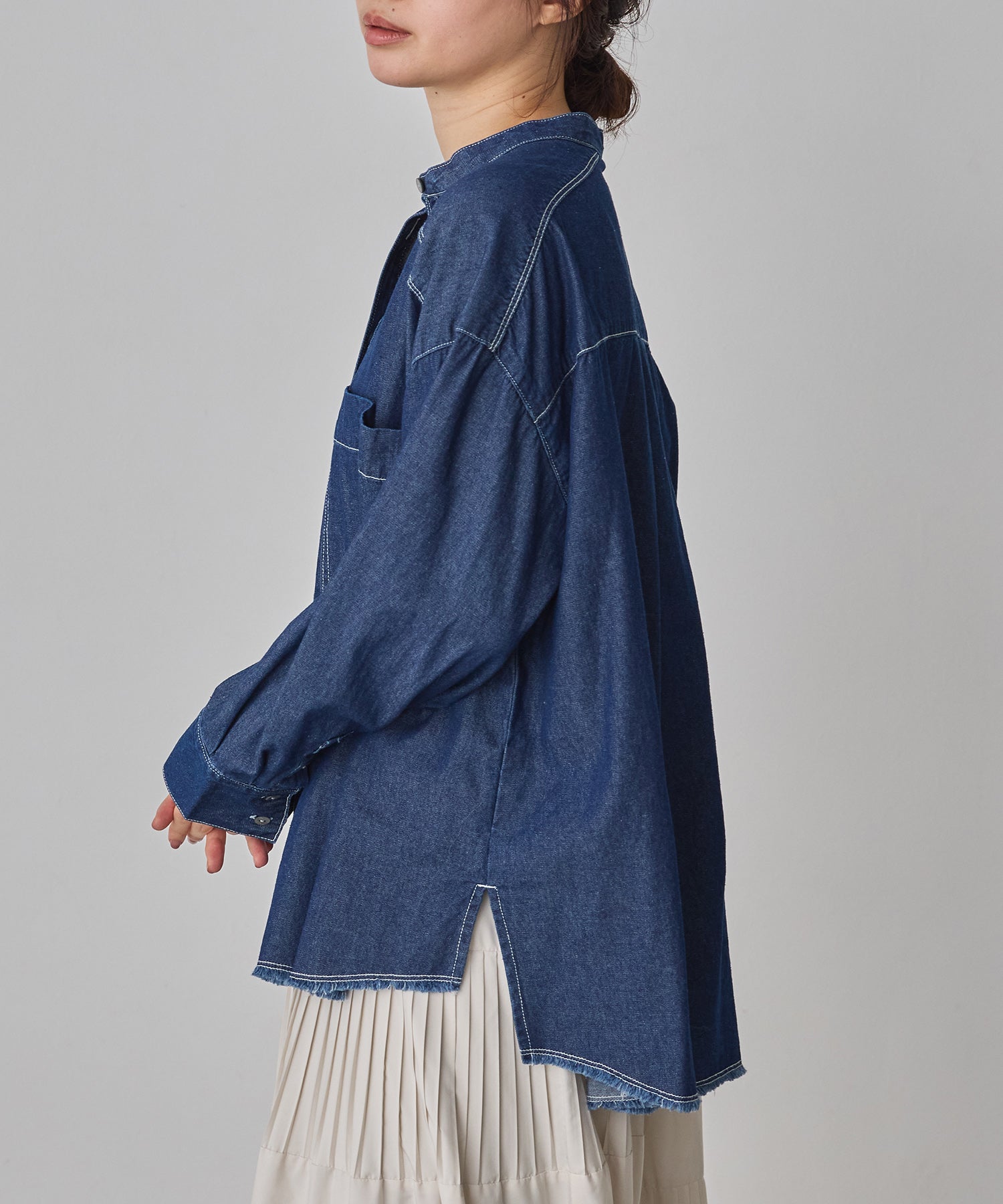COTTON DENIM SHIRT