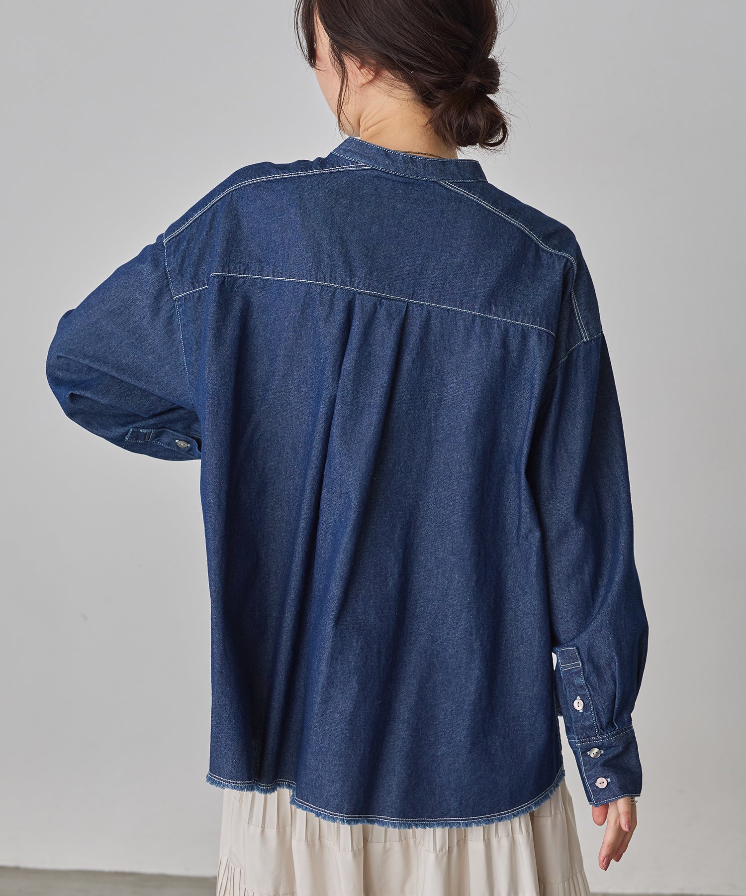 COTTON DENIM SHIRT