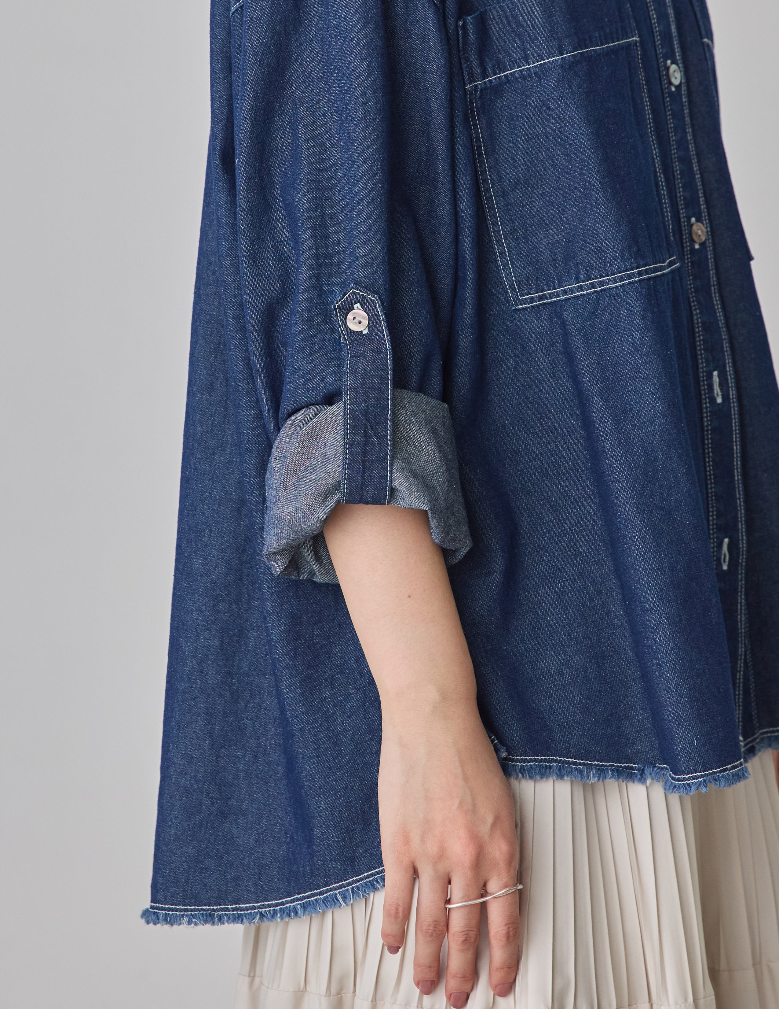 COTTON DENIM SHIRT