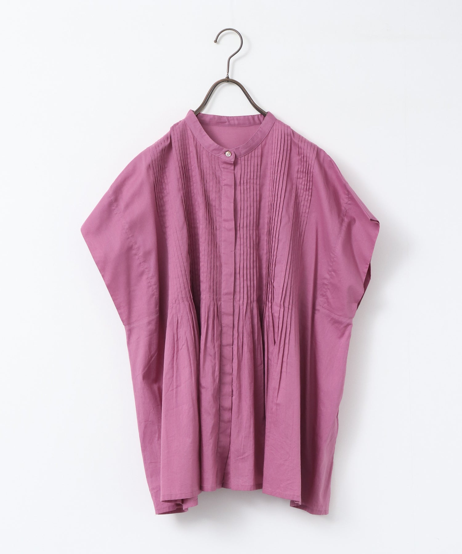 COTTON VOILE PINSTRIPE BLOUSE