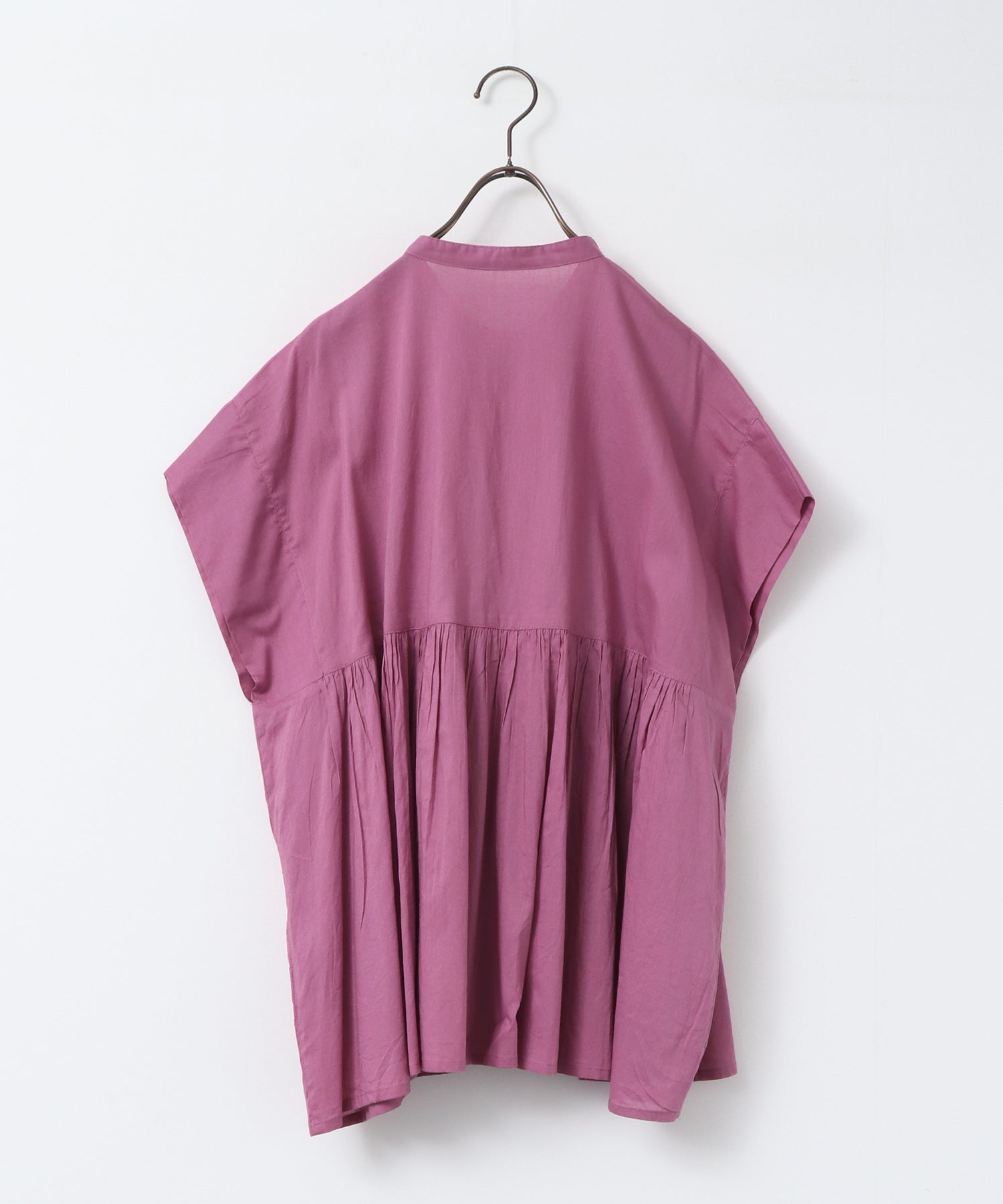 COTTON VOILE PINSTRIPE BLOUSE
