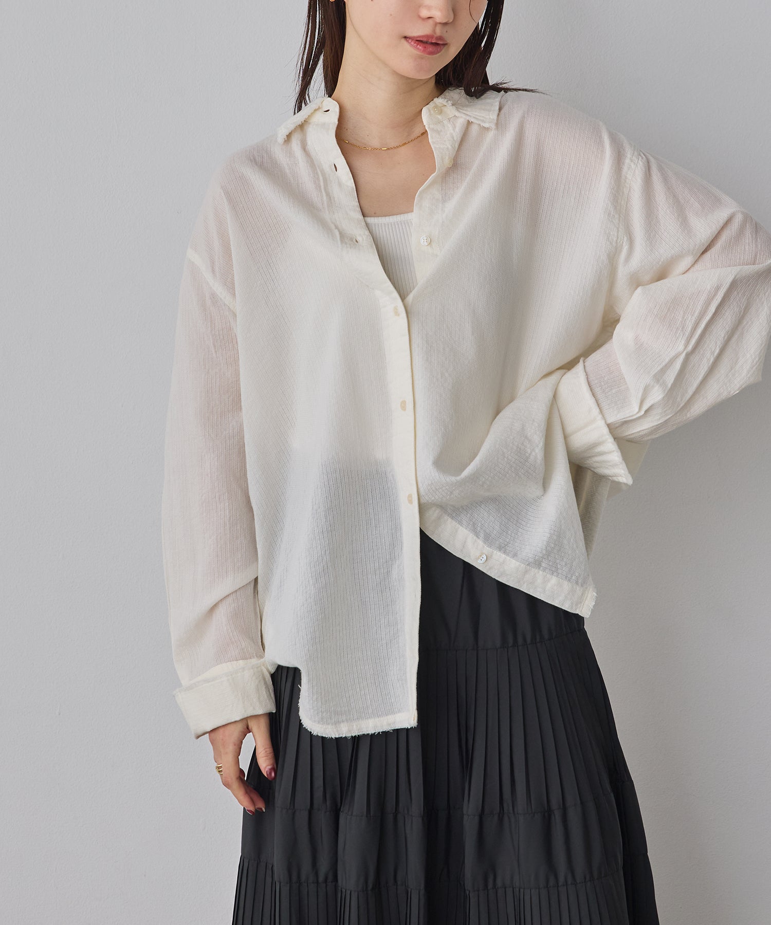 DOBBY STRIPE SHIRT