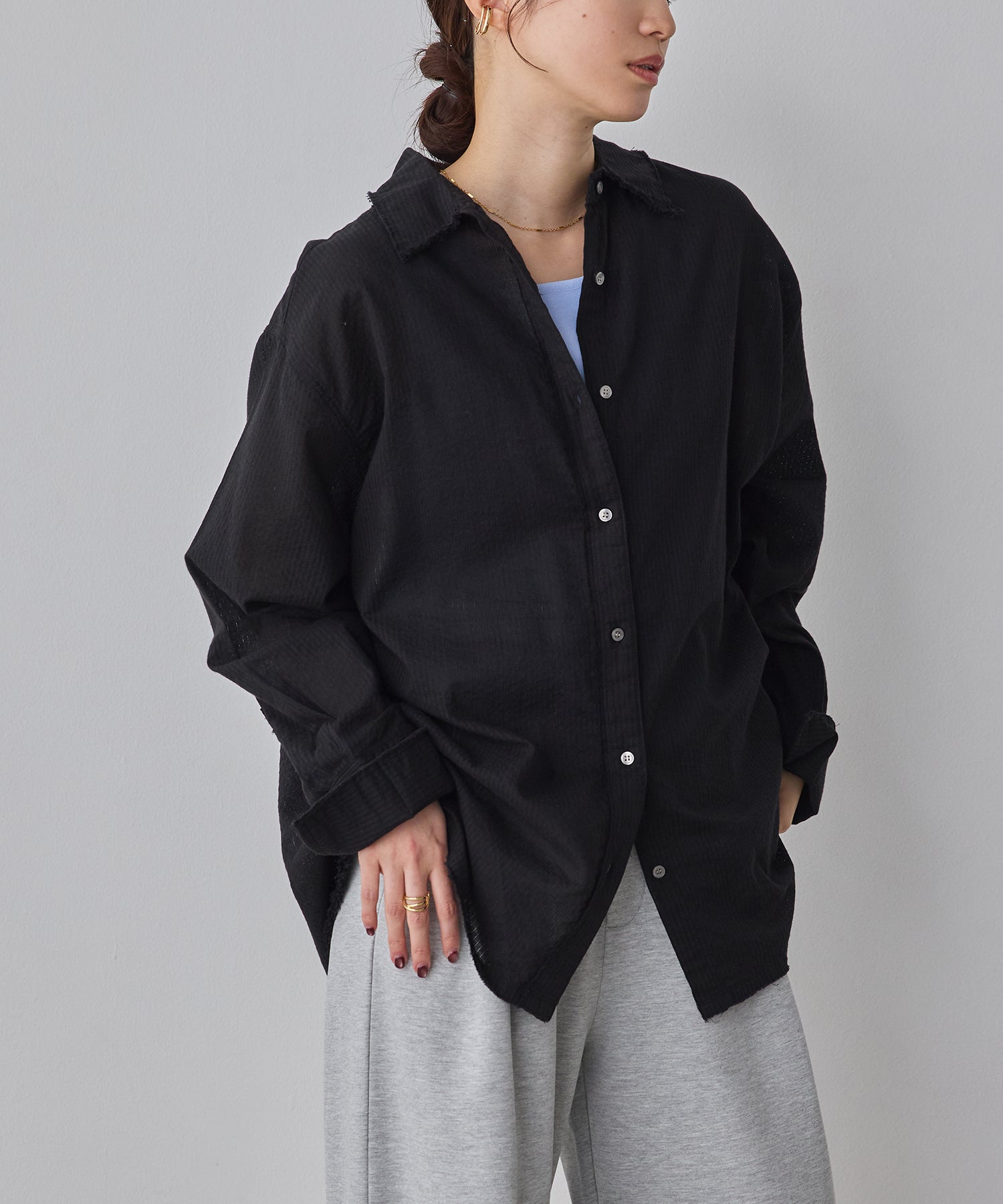 DOBBY STRIPE SHIRT