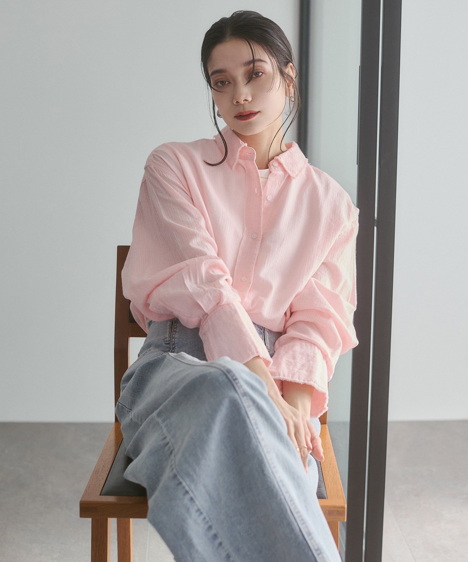 DOBBY STRIPE SHIRT