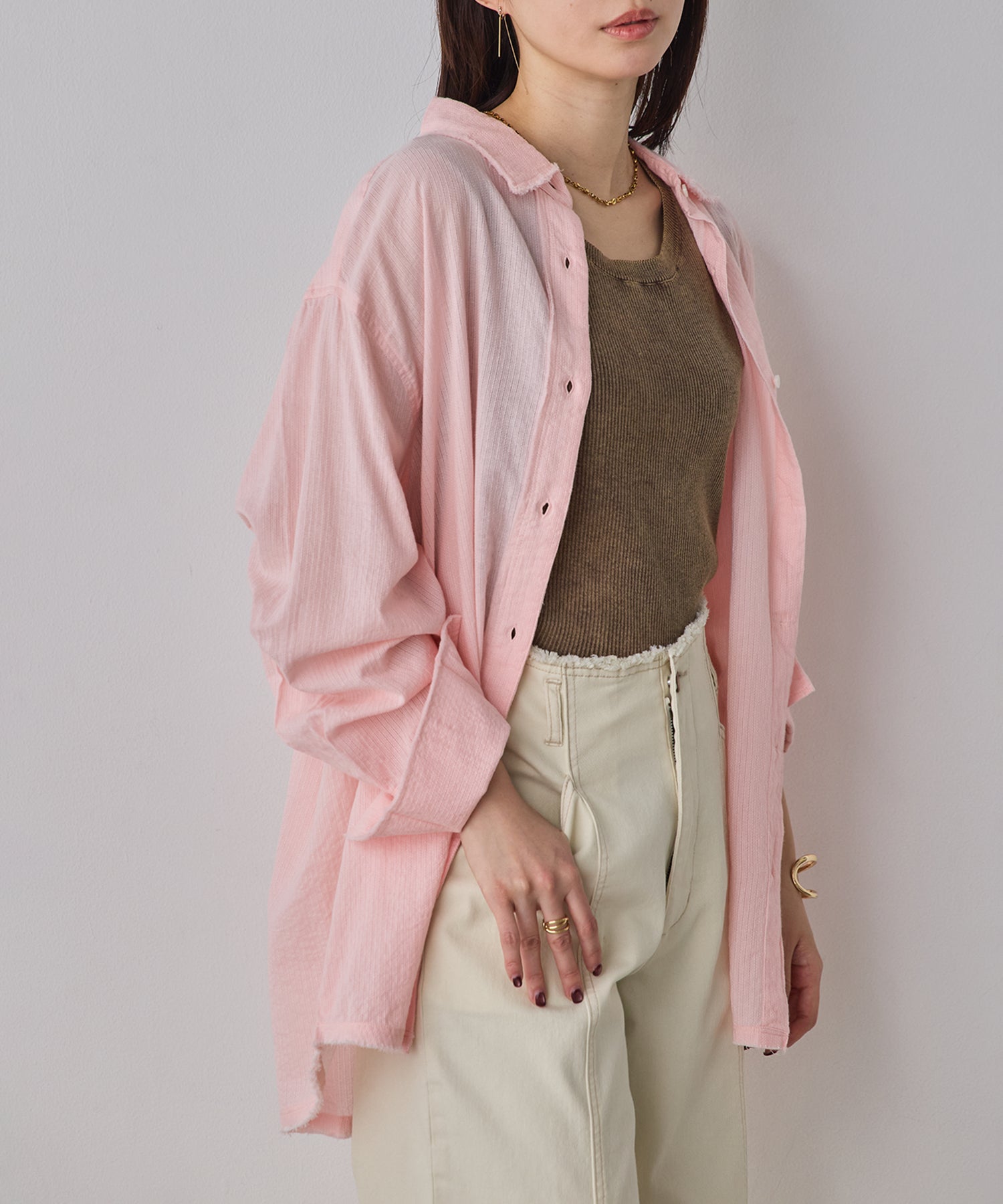 DOBBY STRIPE SHIRT