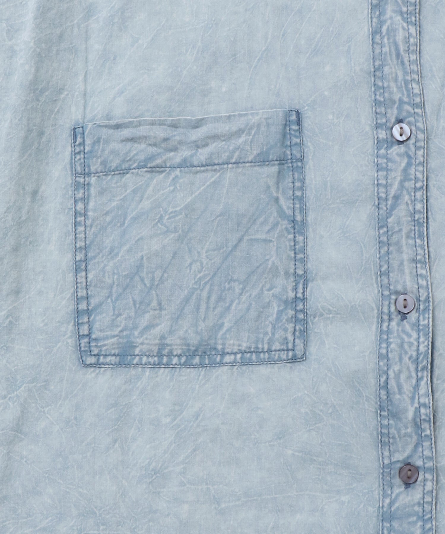 ACID-WASH SHORT-SLEEVE SHIRT