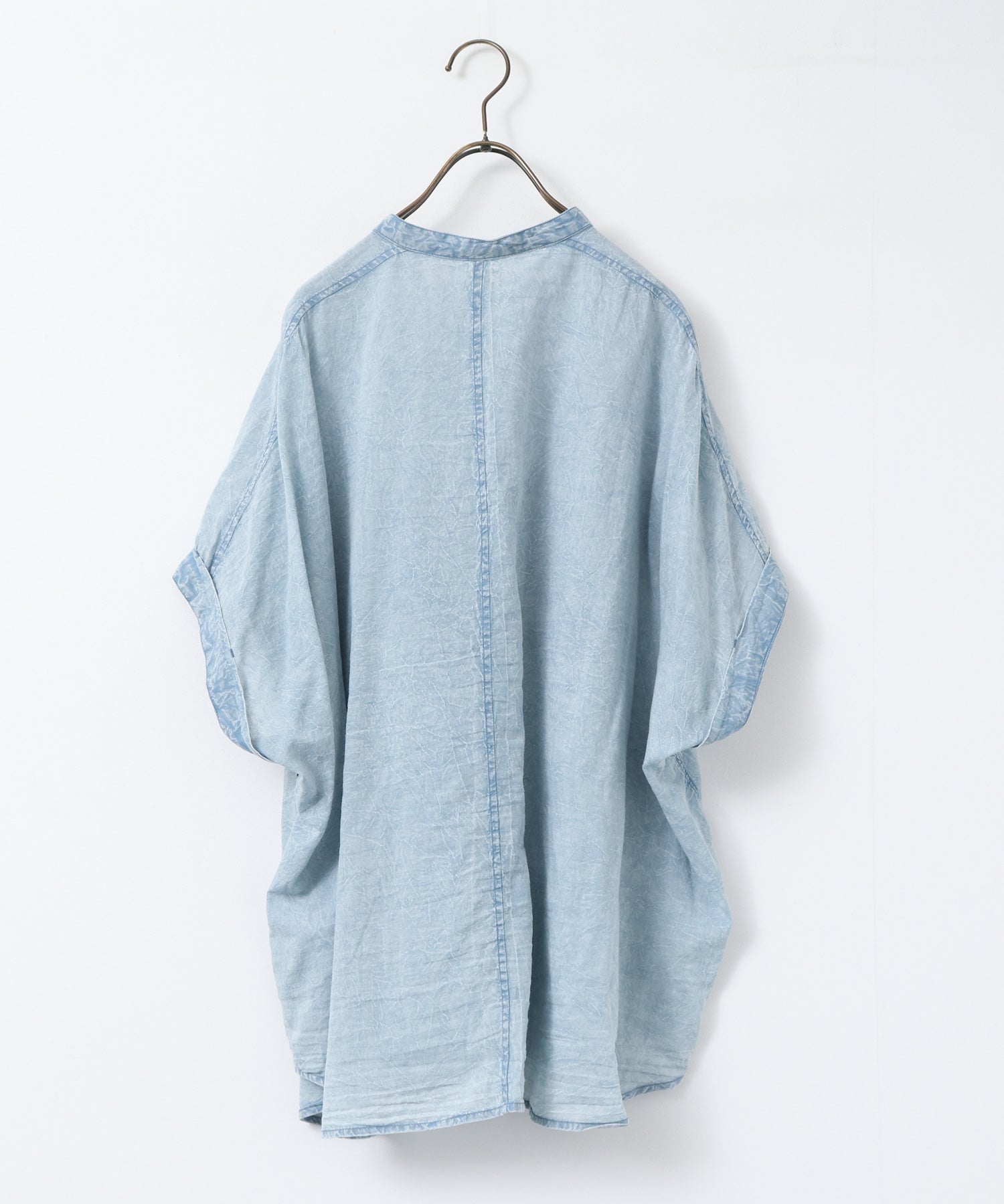 ACID-WASH SHORT-SLEEVE SHIRT
