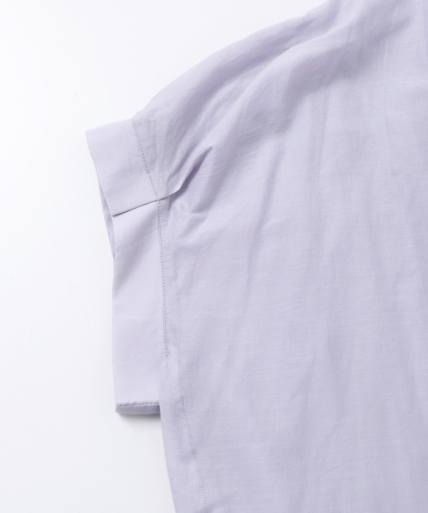 EMBROIDERED PANELS COTTON VOILE BLOUSE