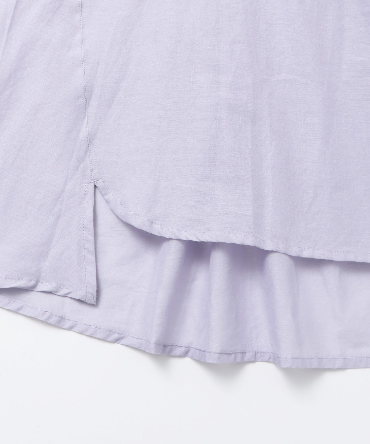 EMBROIDERED PANELS COTTON VOILE BLOUSE