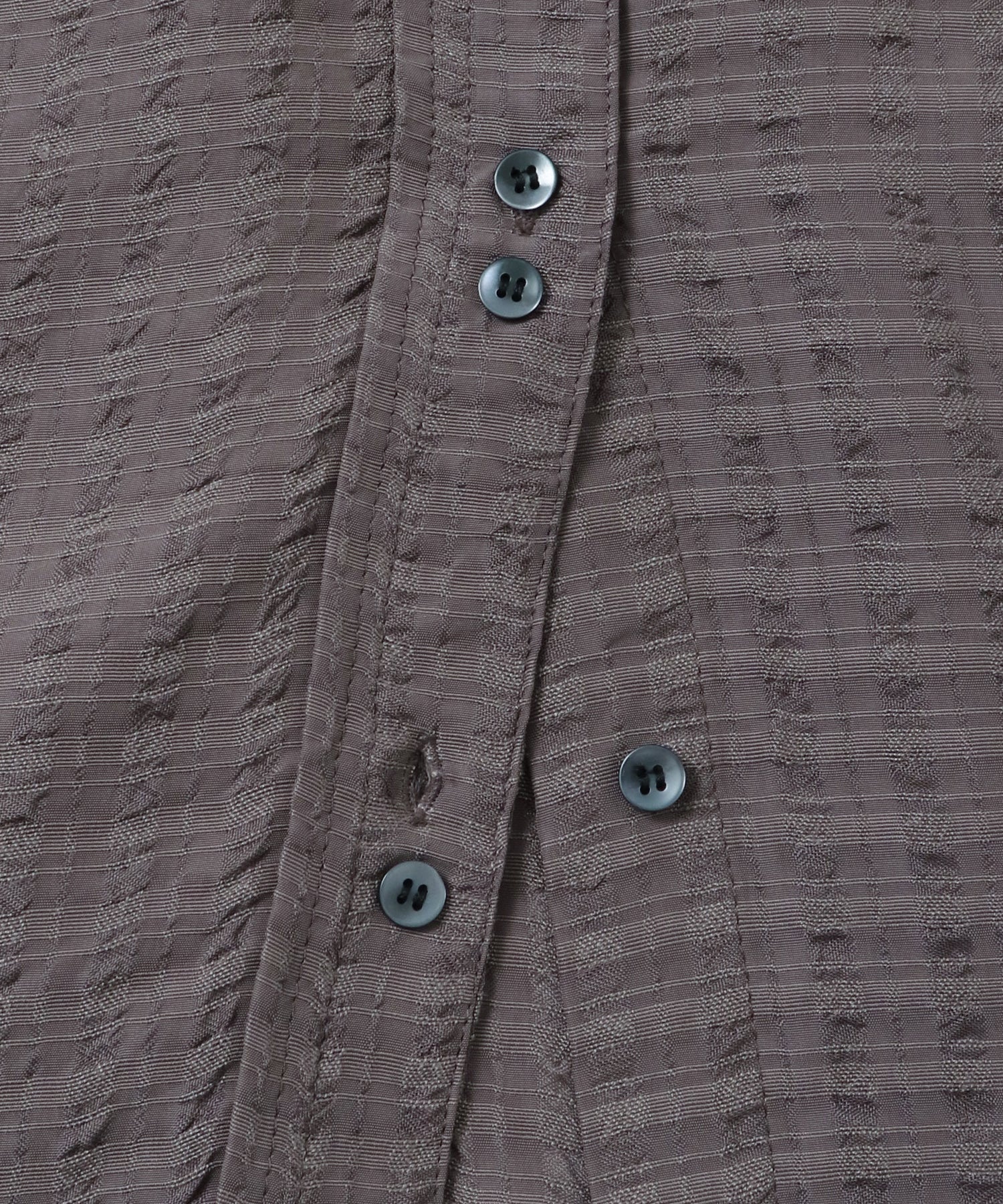 DOBBY CHECK 2-WAY SLEEVE OVERSIZED SHIRT