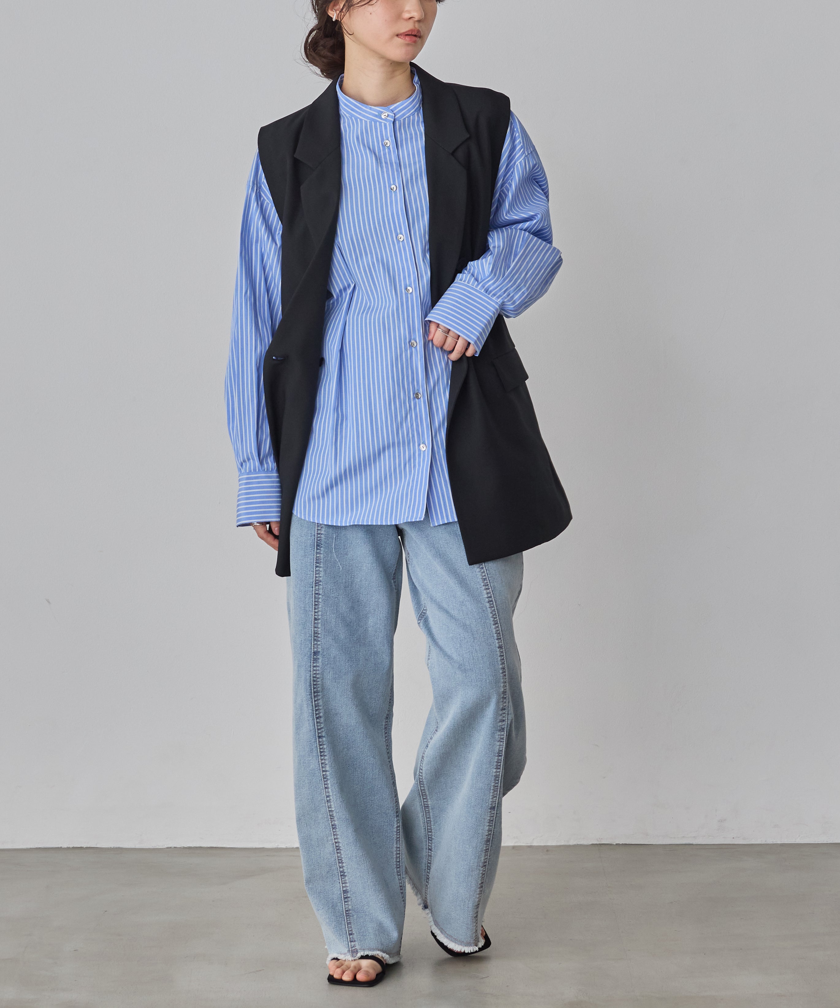 model : H160 着用サイズ : FREE