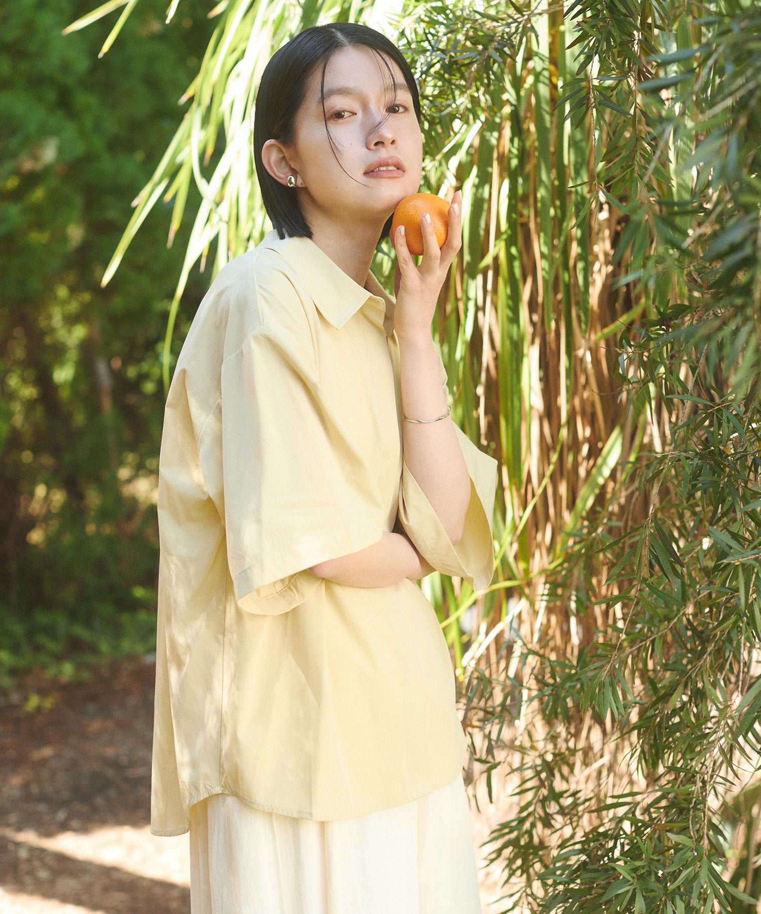 [ICE TOUCH] BACK TUCK SHIRT