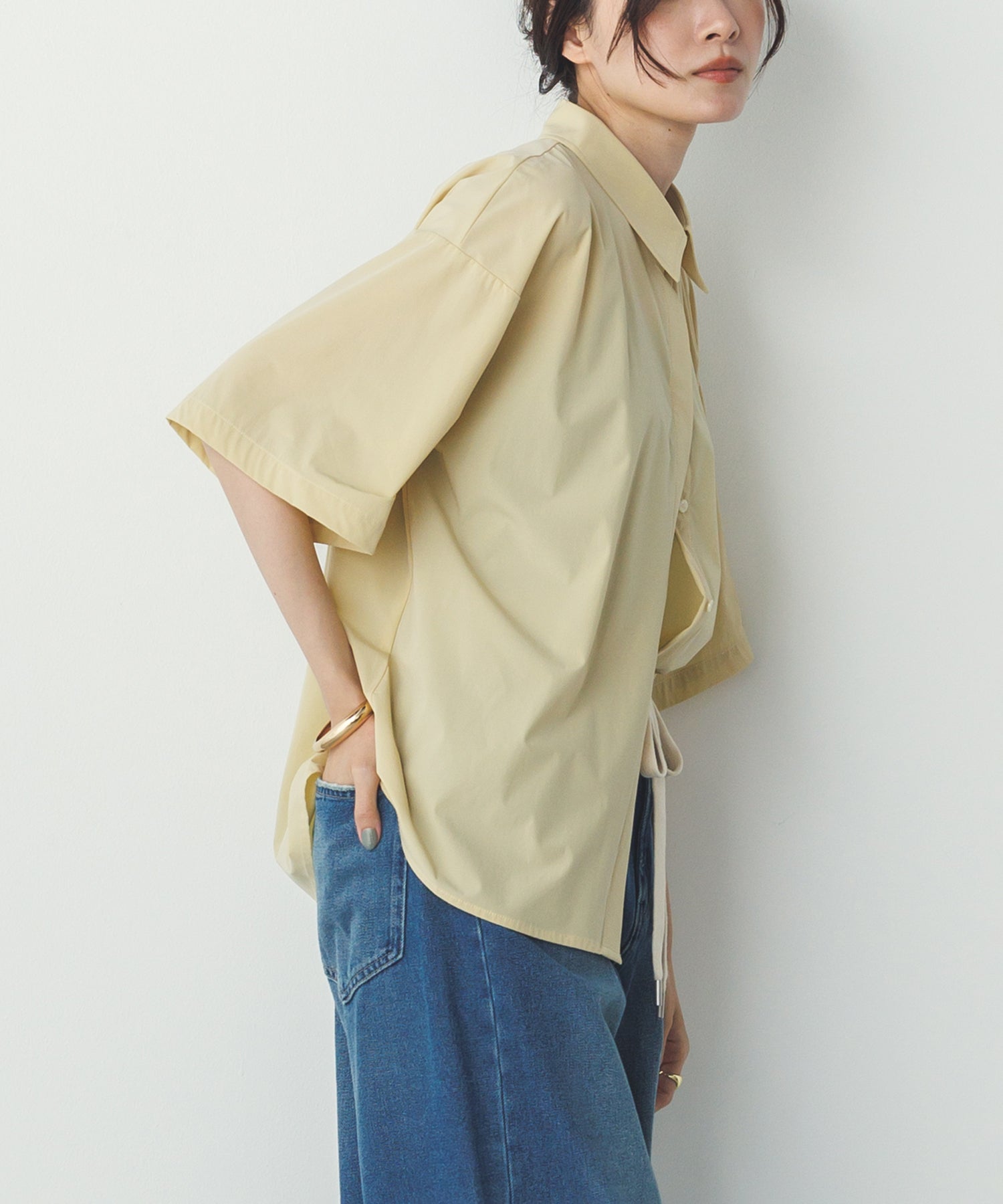 [ICE TOUCH] BACK TUCK SHIRT
