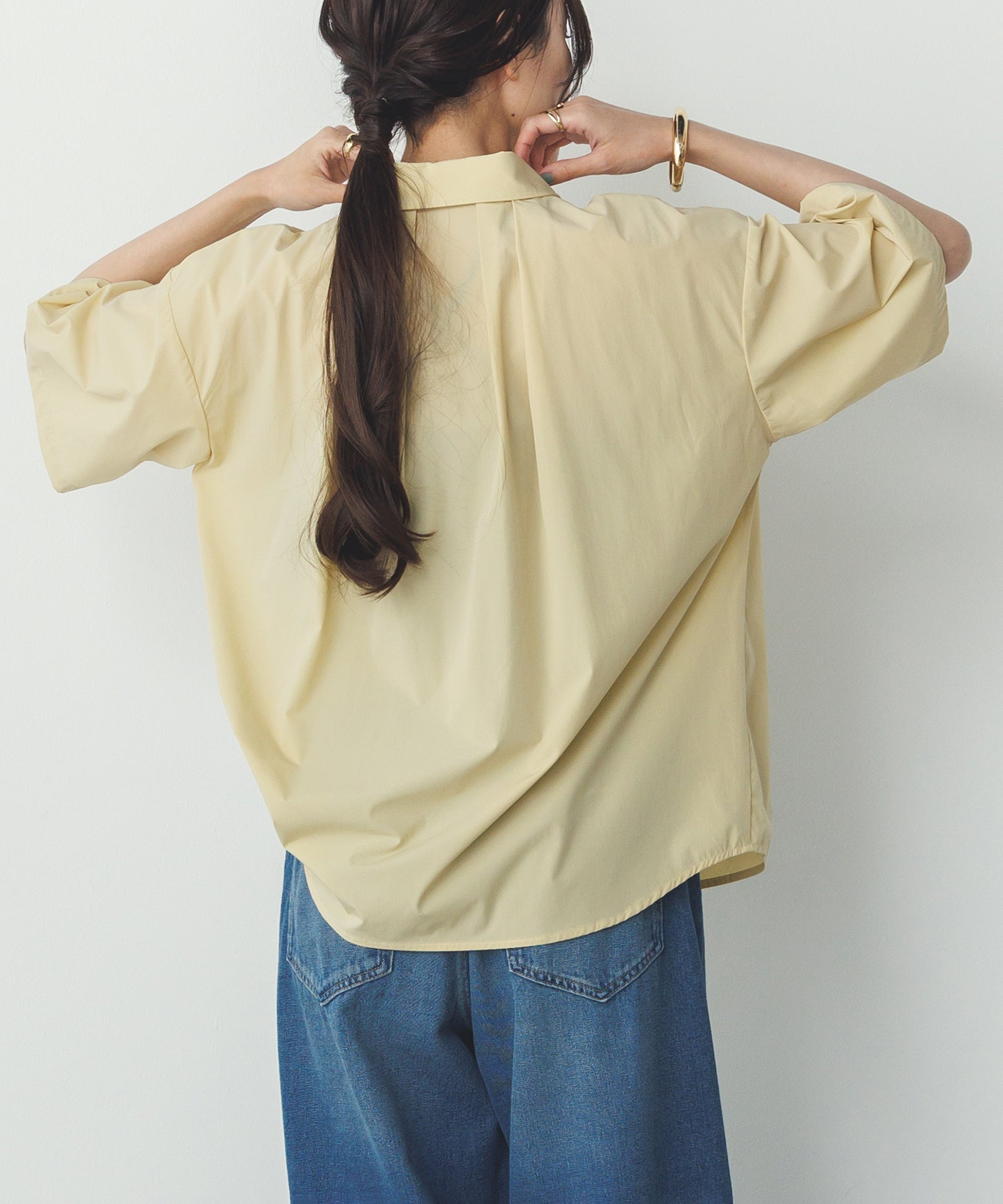 [ICE TOUCH] BACK TUCK SHIRT