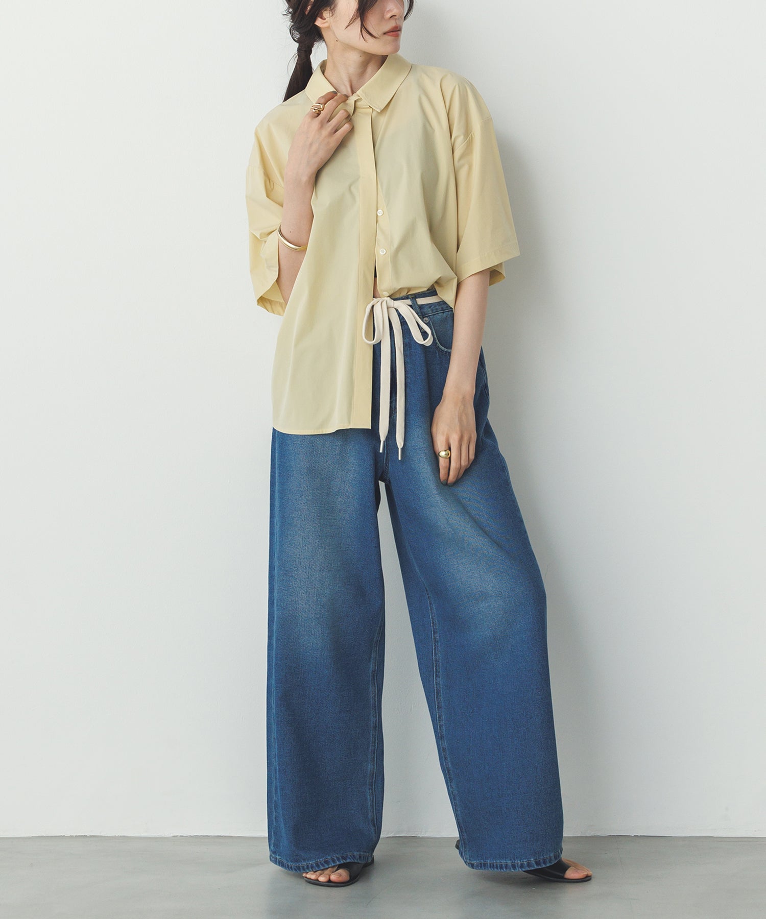 [ICE TOUCH] BACK TUCK SHIRT