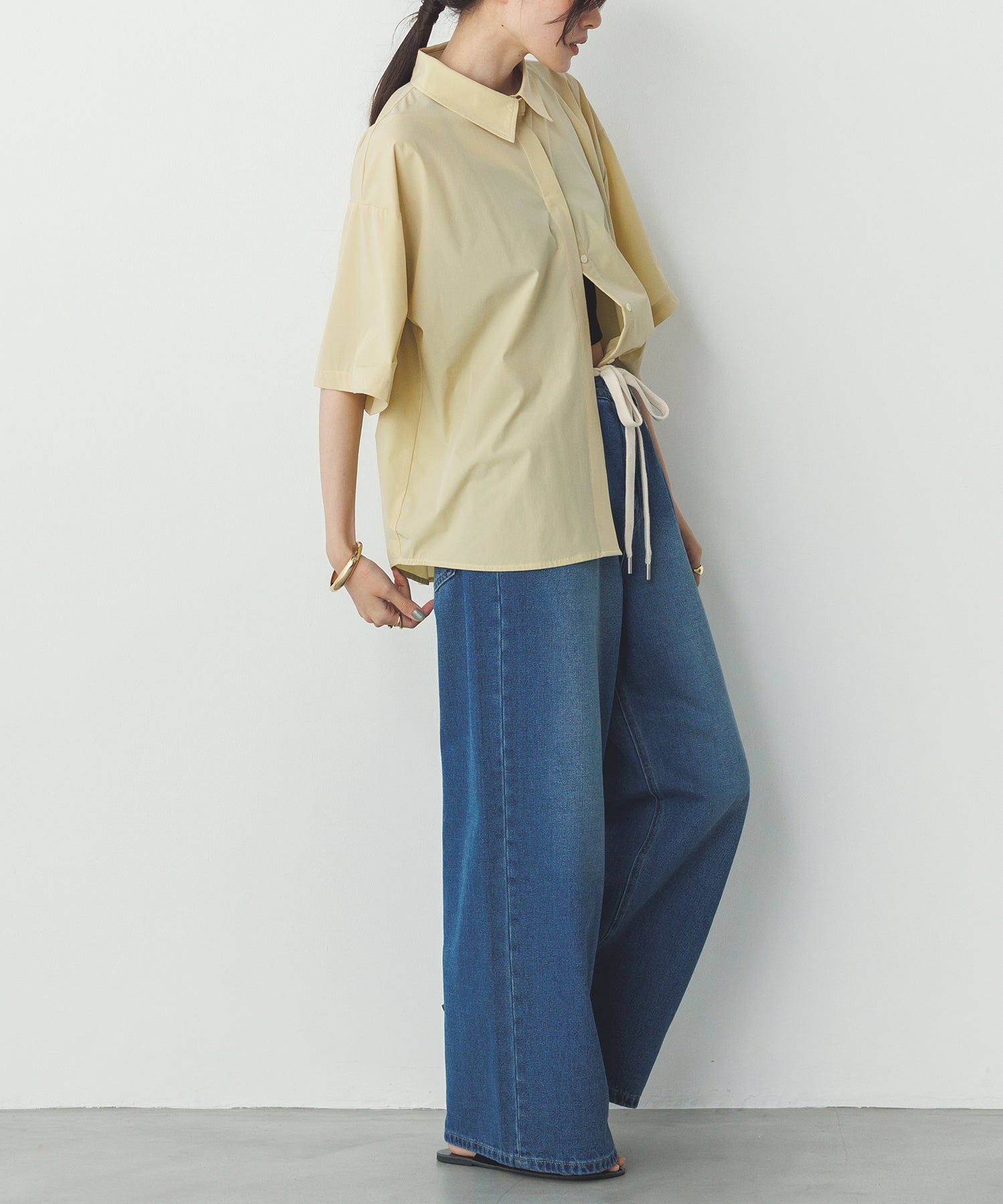 [ICE TOUCH] BACK TUCK SHIRT