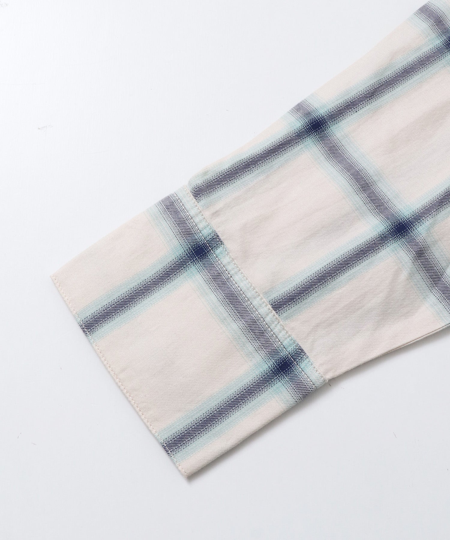 【新色追加】オンブレチェック オーバーシャツ