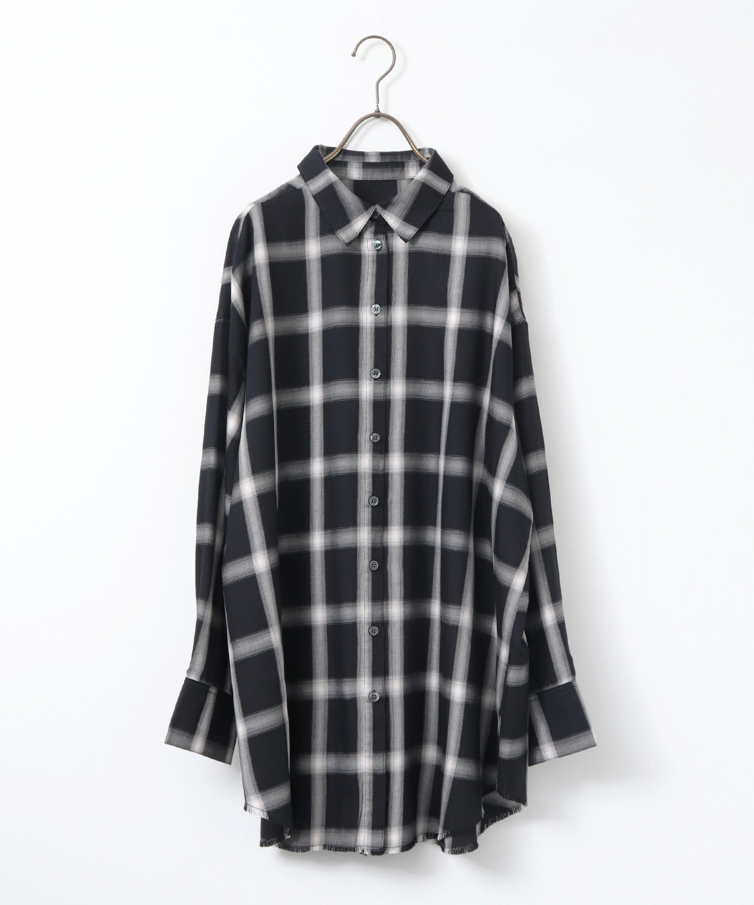 OMBRE CHECK OVERSHIRT