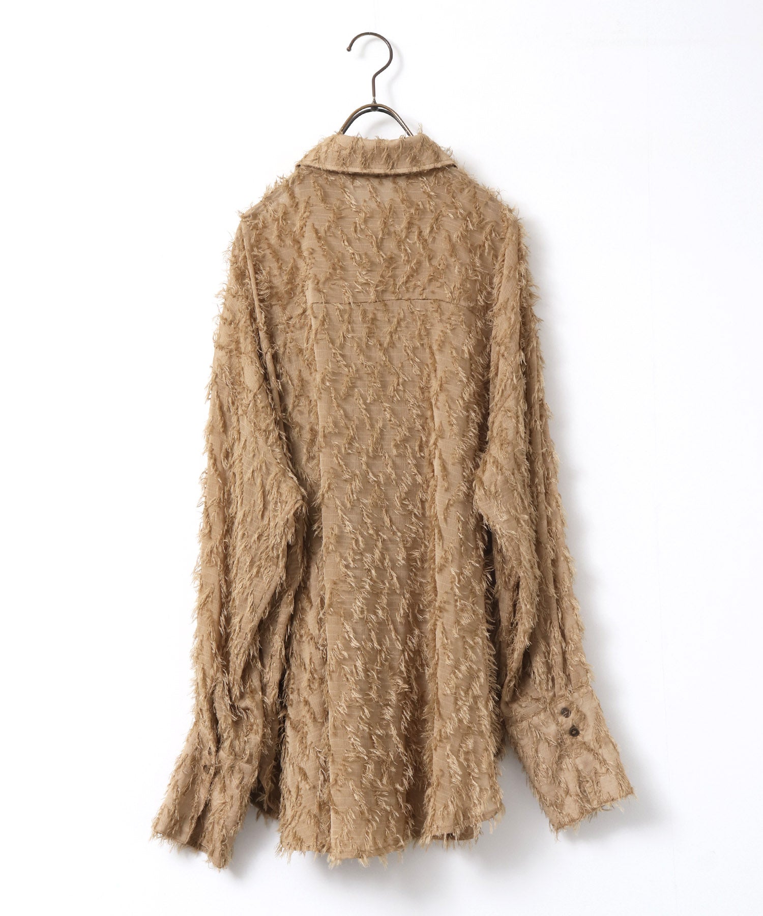 フェザーライク オーバーシアーシャツ