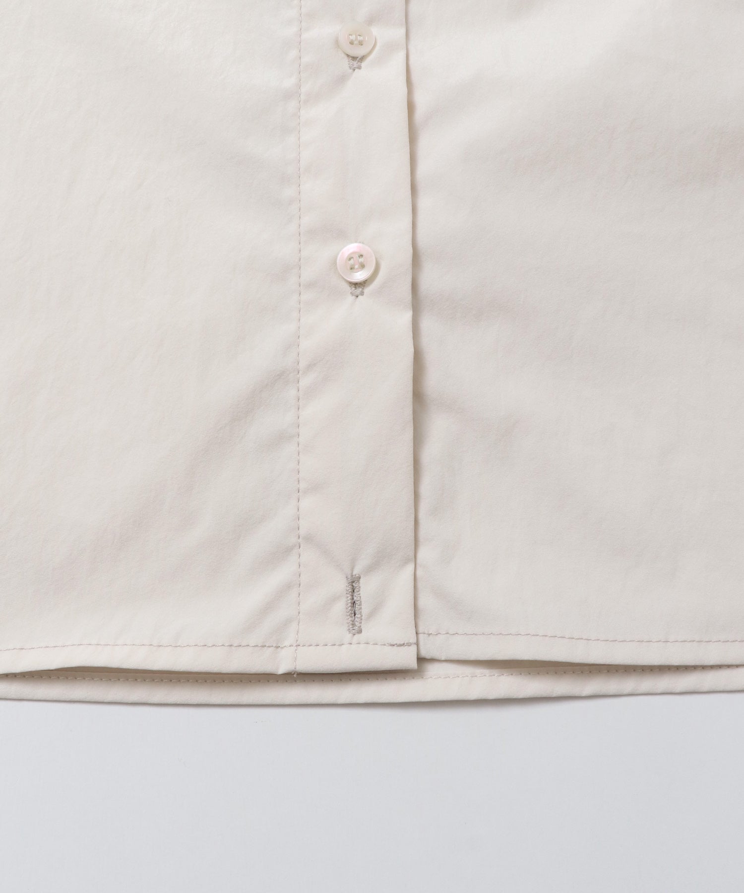 ポリエステルブロード 丈2WAYシャツ