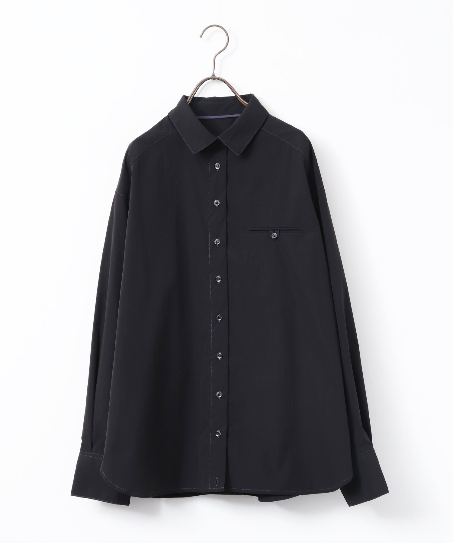 ポリエステルブロード 丈2WAYシャツ