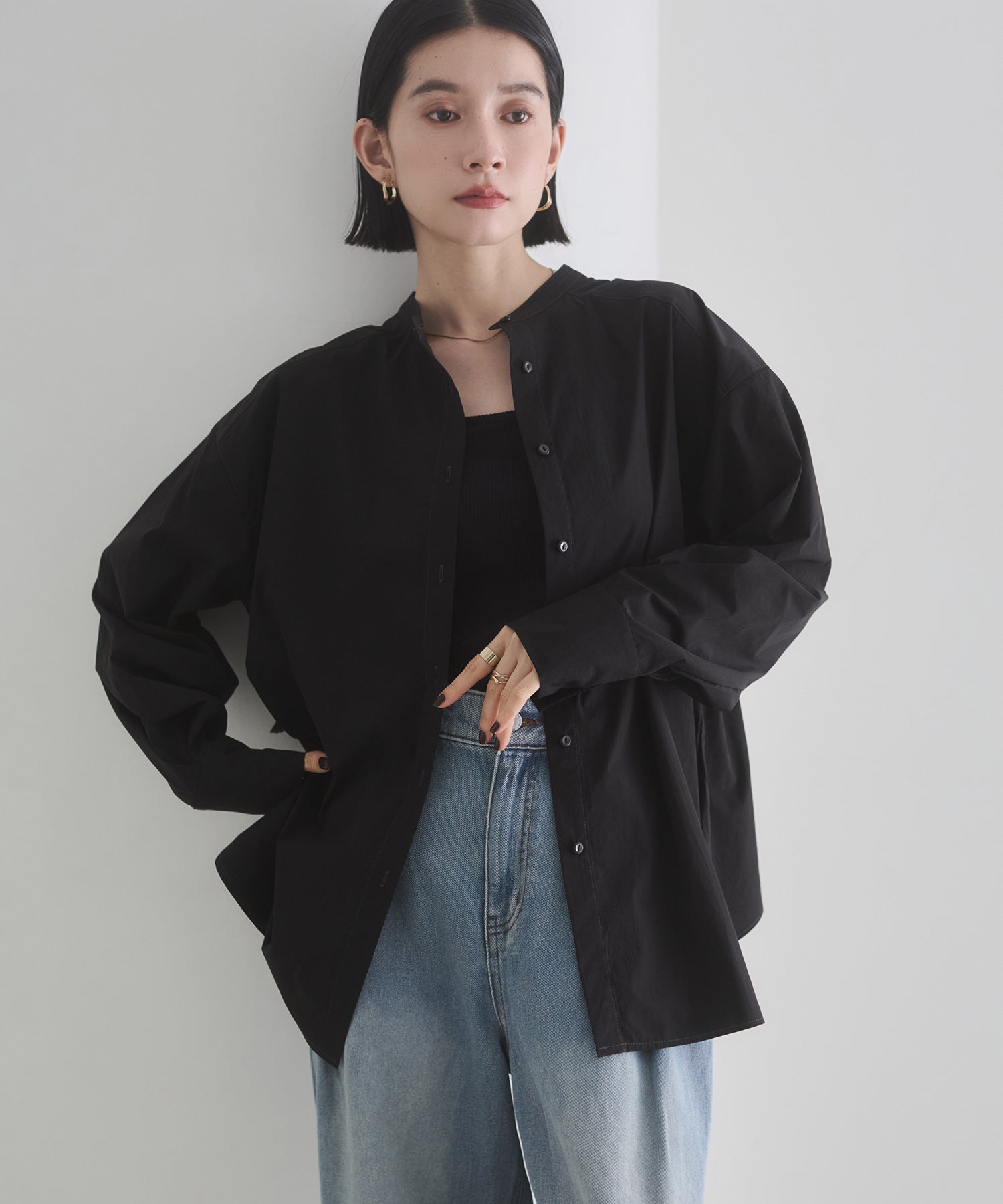 Prince 新品　ブラック フリル　ゲームシャツ　LL ポリエステルブロード 前後2WAYフリルシャツ