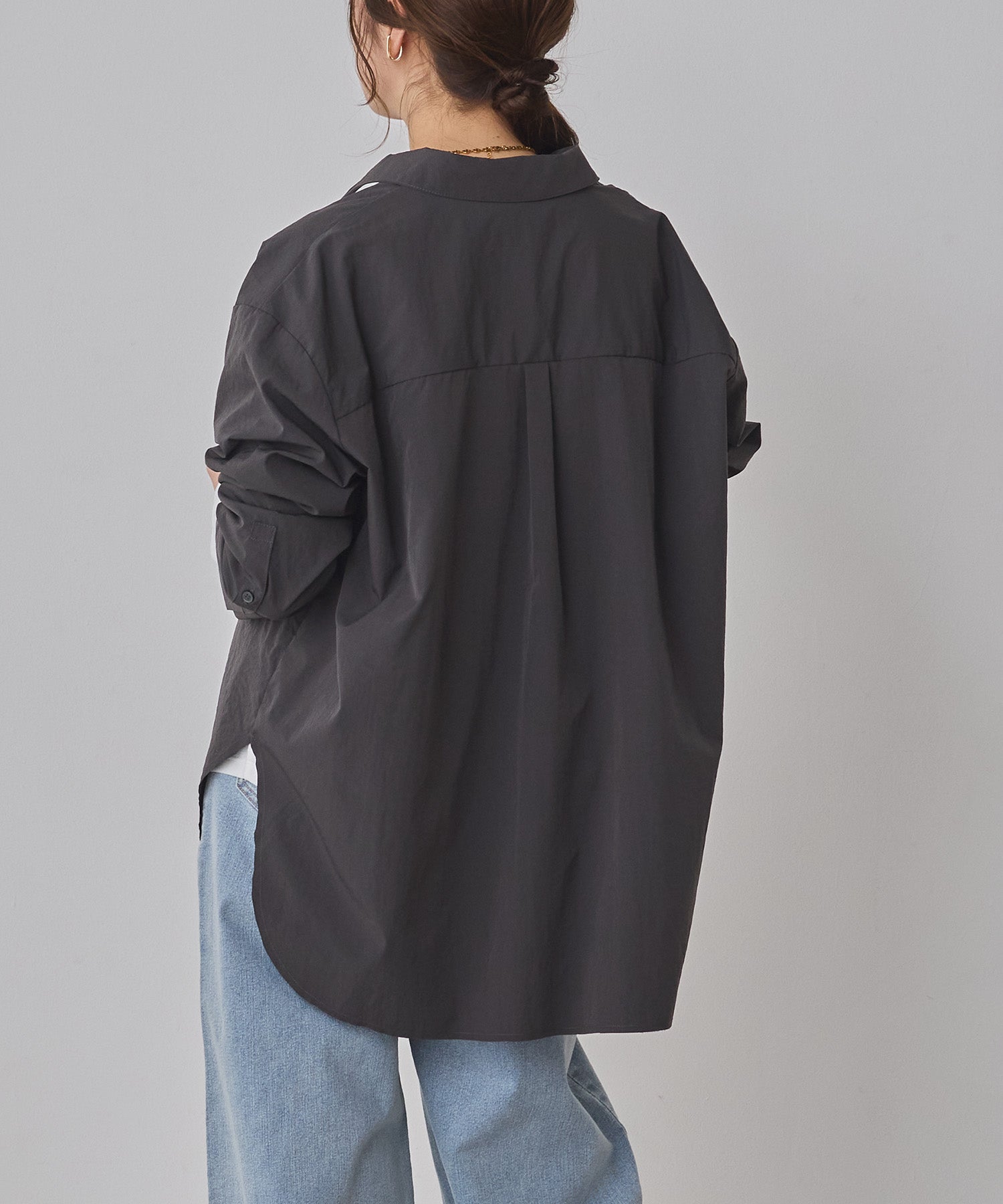 BROAD/TENCEL DENIM SKIPPER SHIRT