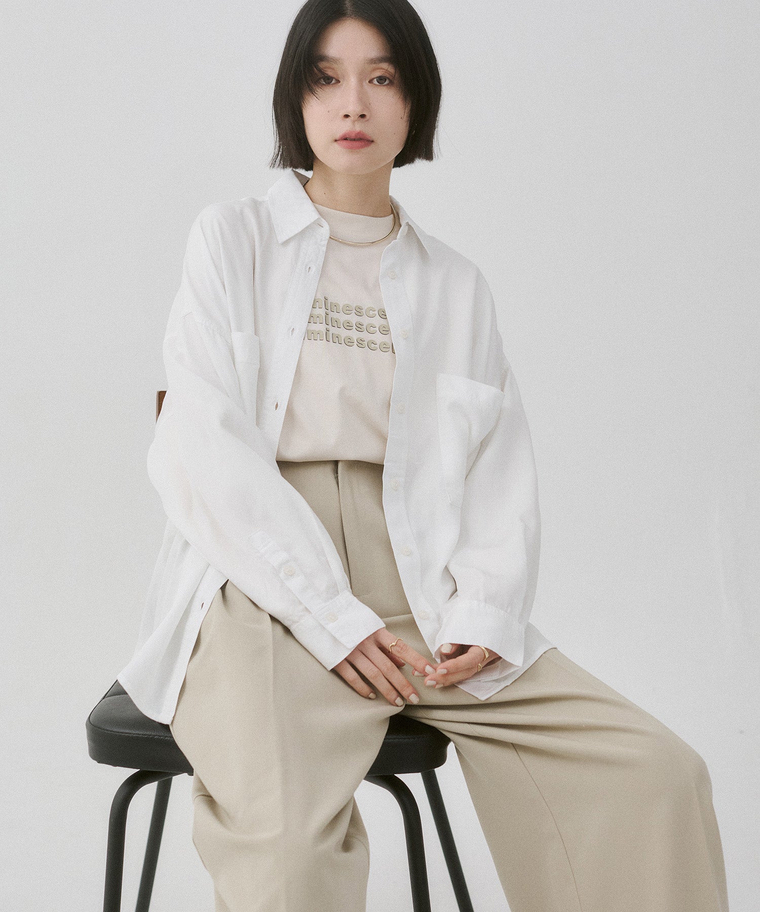 LIMITED] TENCEL DENIM PIECE-DYED OVERSHIRT