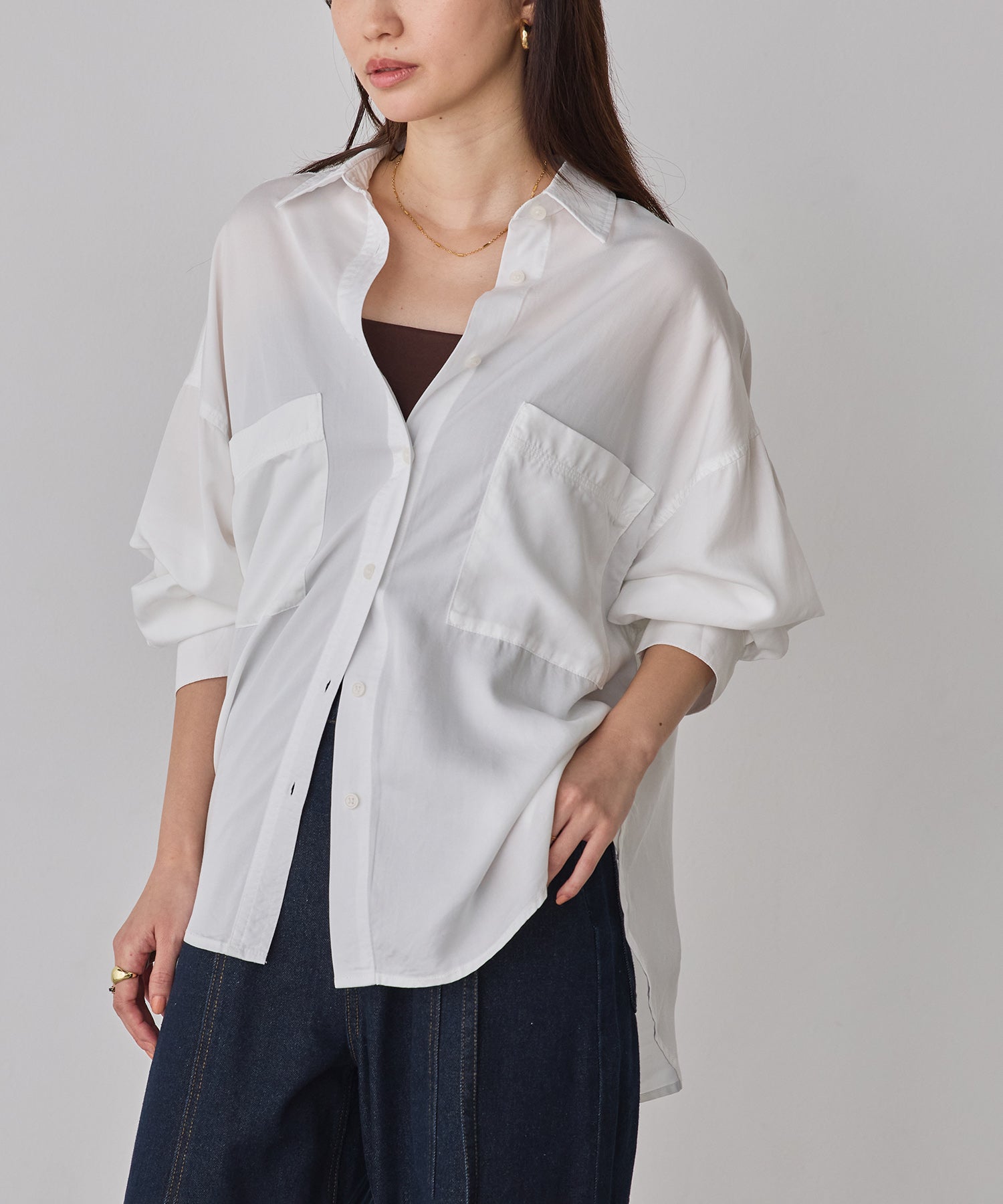 TENCEL DENIM OVERSHIRT