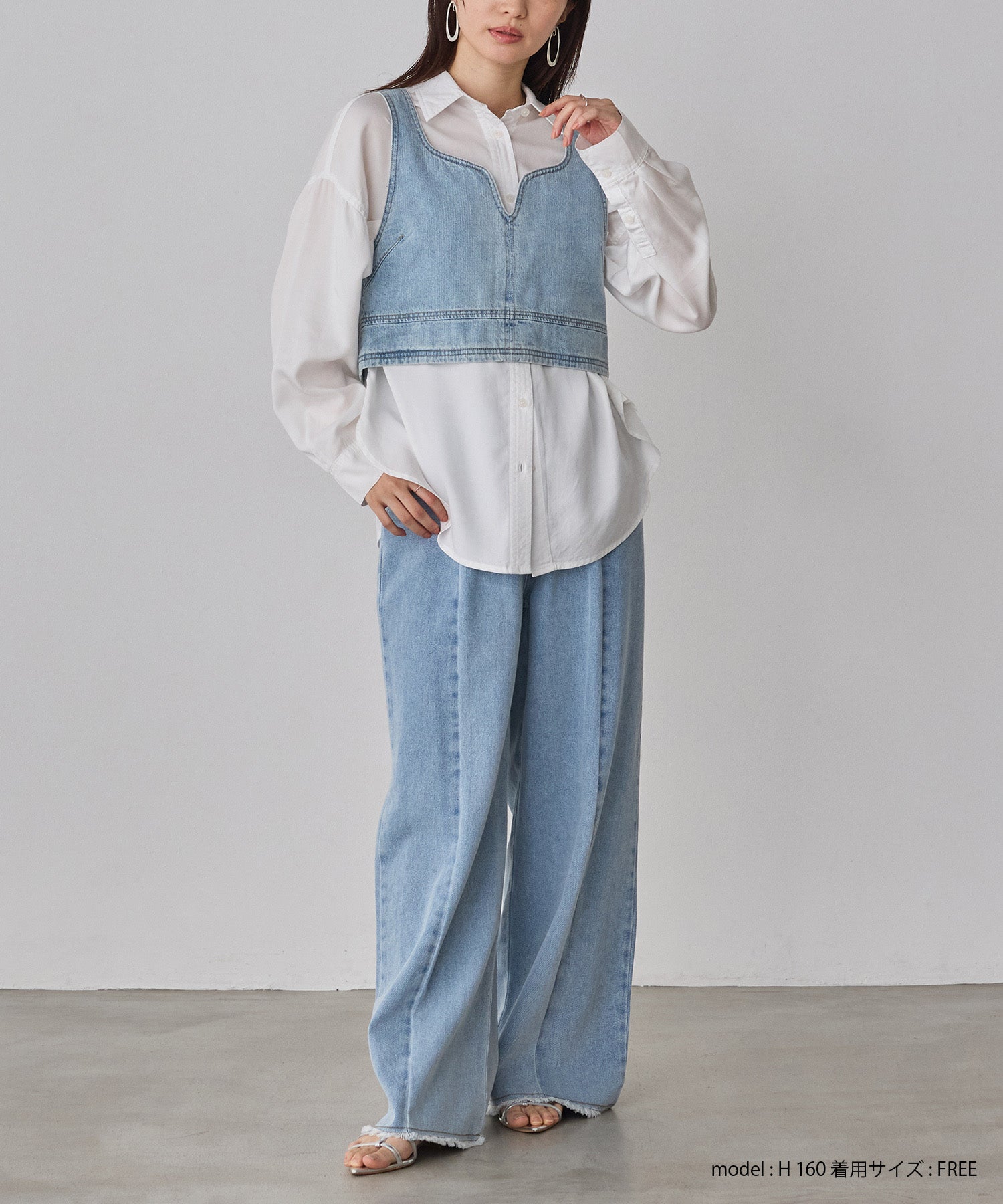 LIMITED] TENCEL DENIM PIECE-DYED OVERSHIRT
