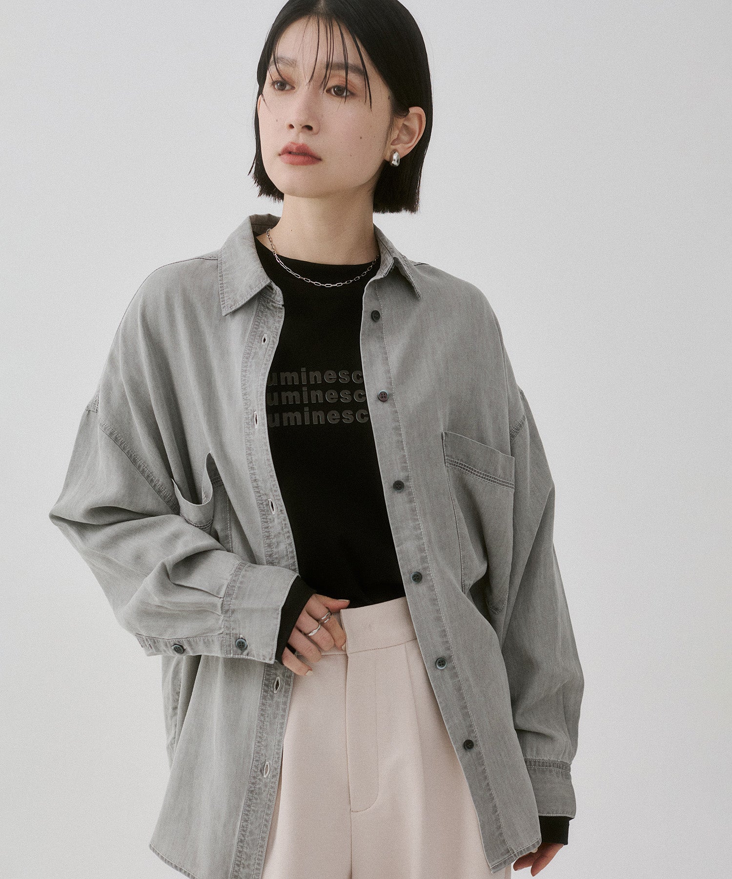 TENCEL DENIM OVERSHIRT